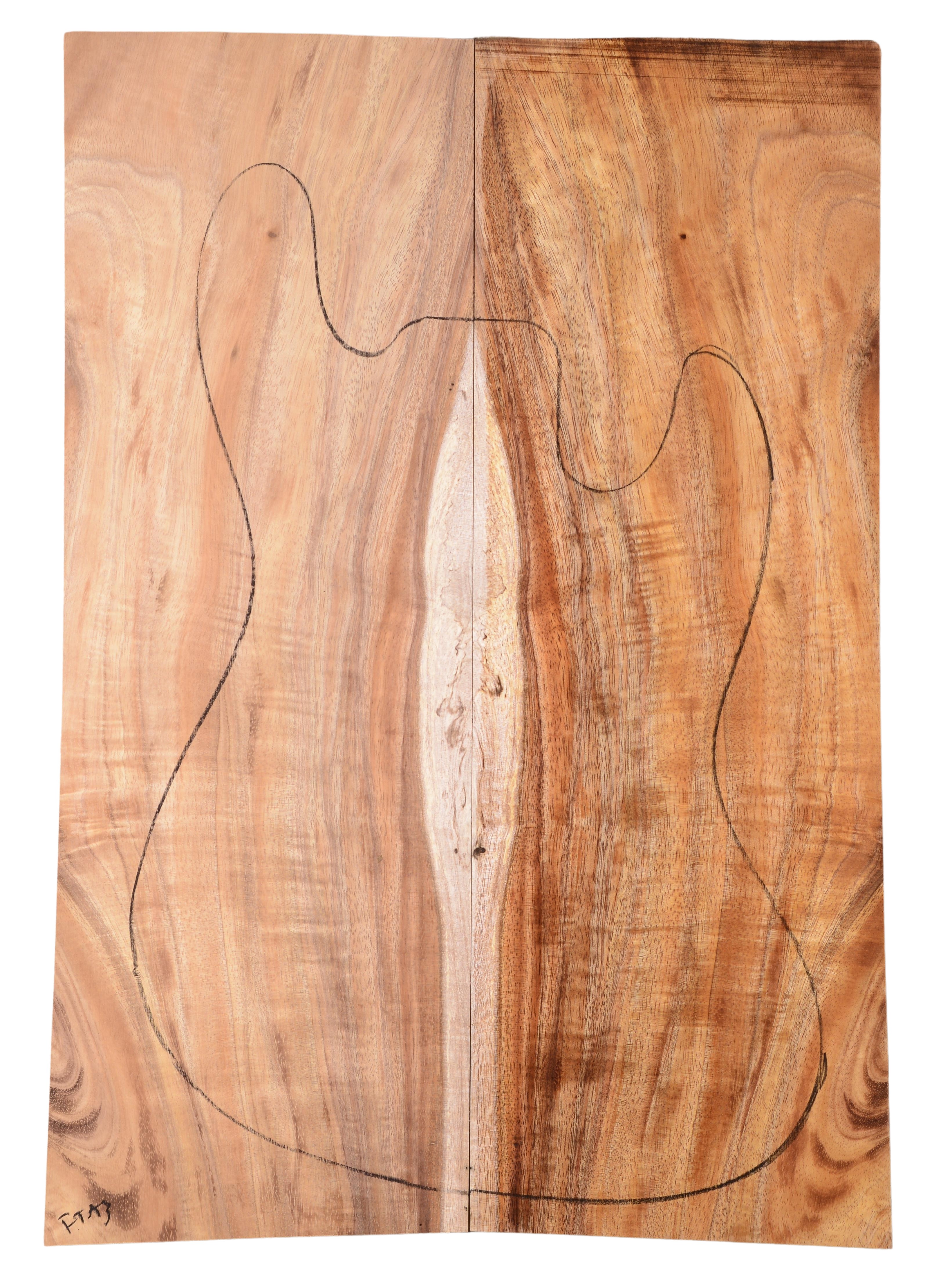 Koa GuitarSolidBodyTopATC L022965.G.030