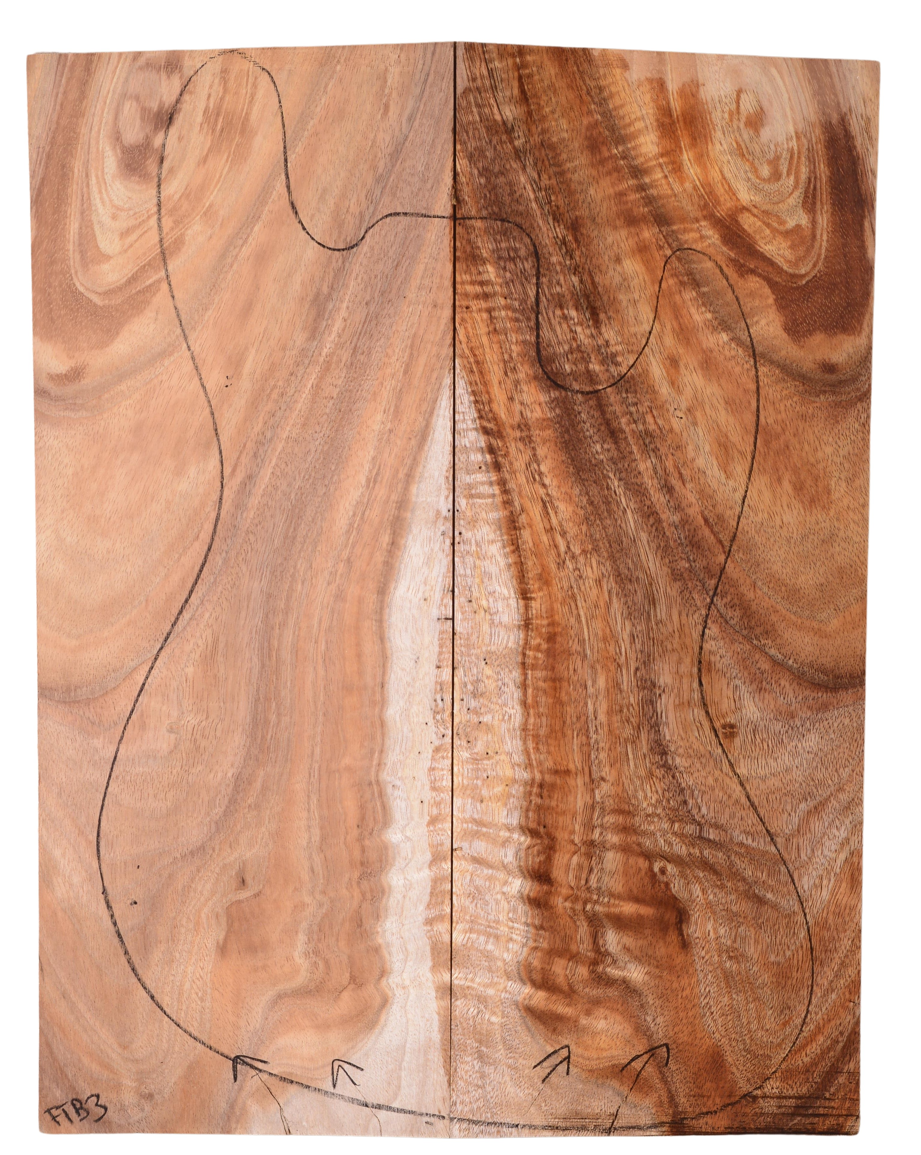 Koa GuitarSolidBodyTopATC L022965.G.045