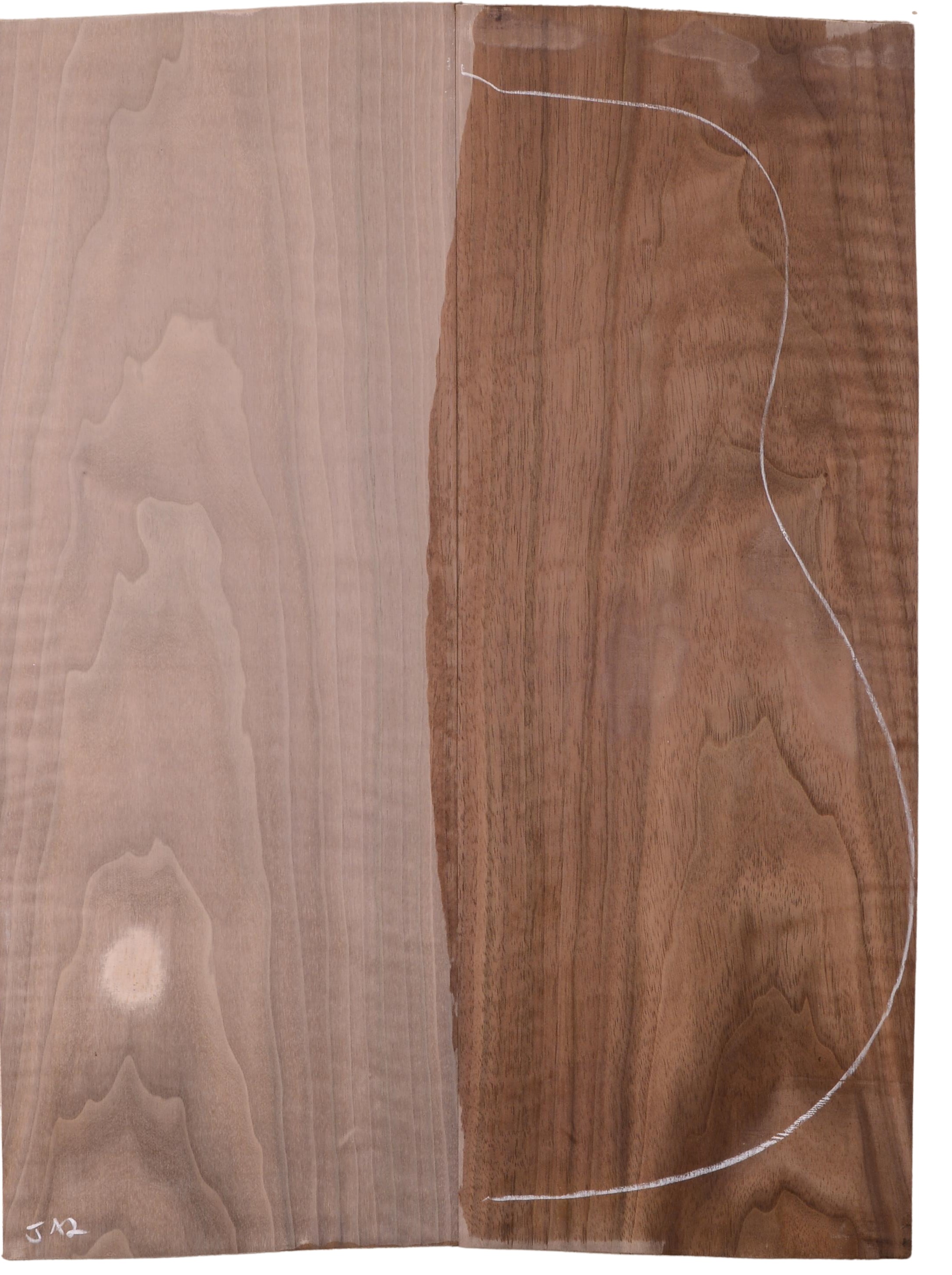 Walnut (Black) GuitarBack2pcATC L022975.G.022