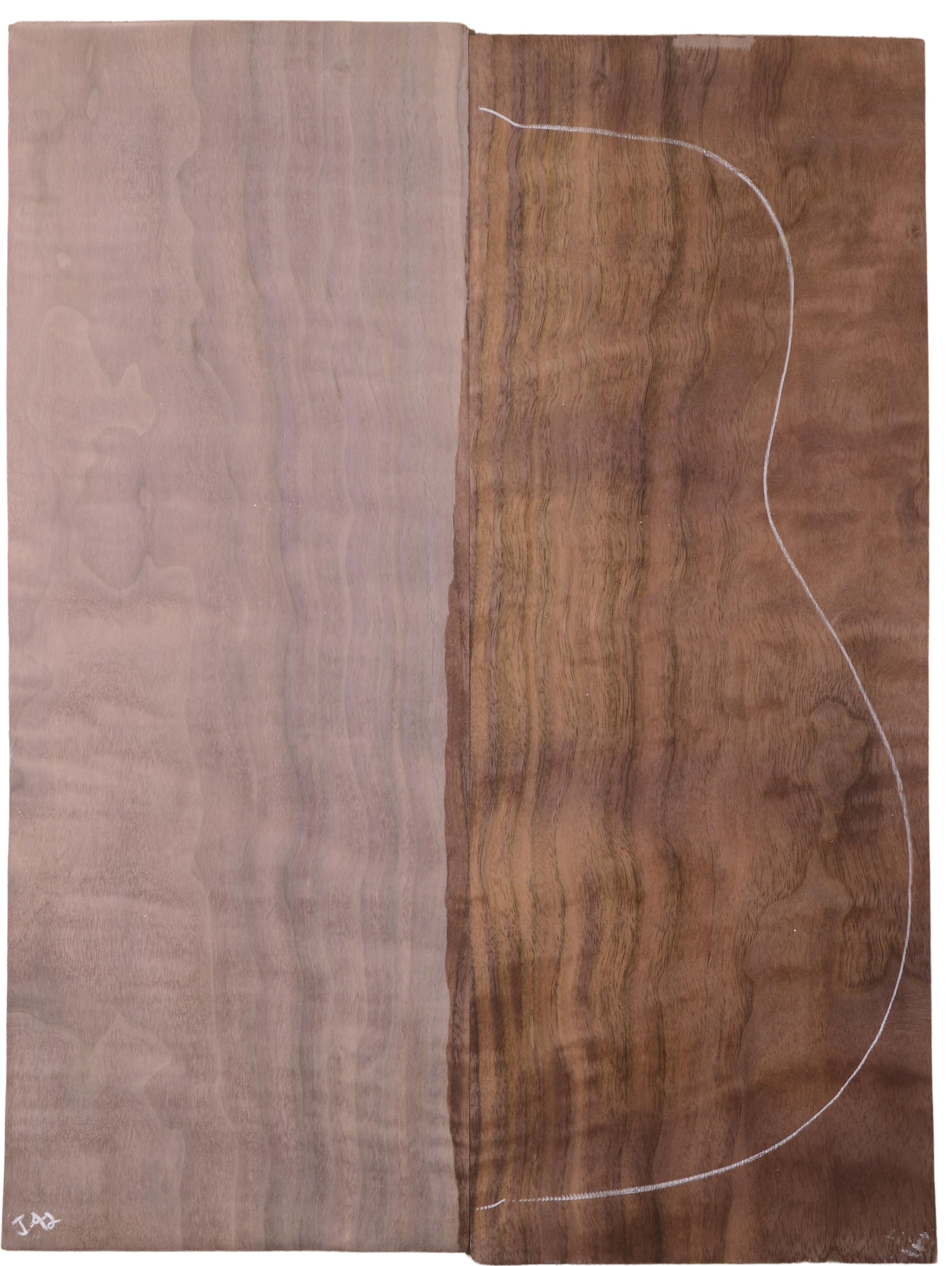 Walnut (Black) GuitarBack2pcATC L022975.G.025