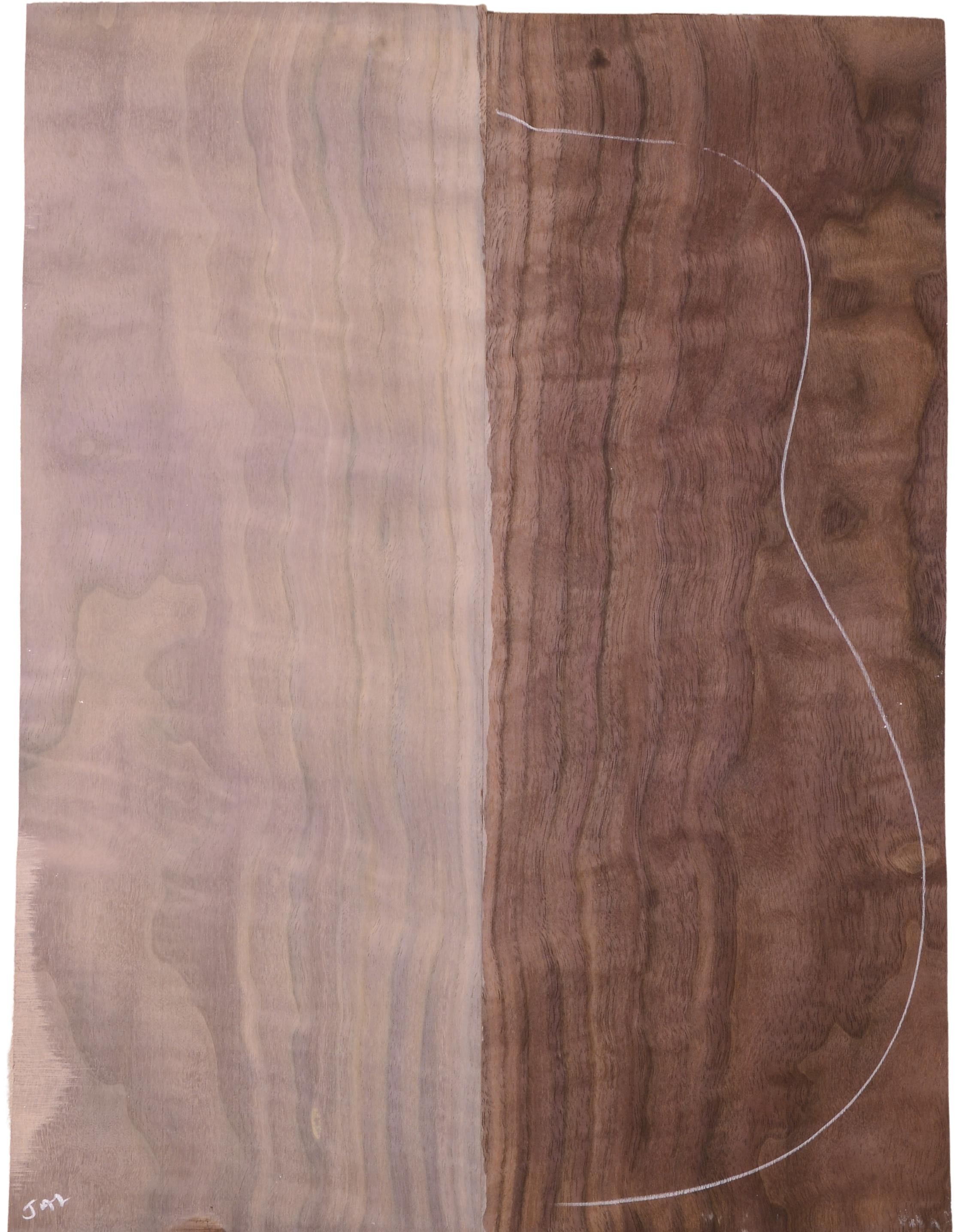 Walnut (Black) GuitarBack2pcATC L022975.G.026