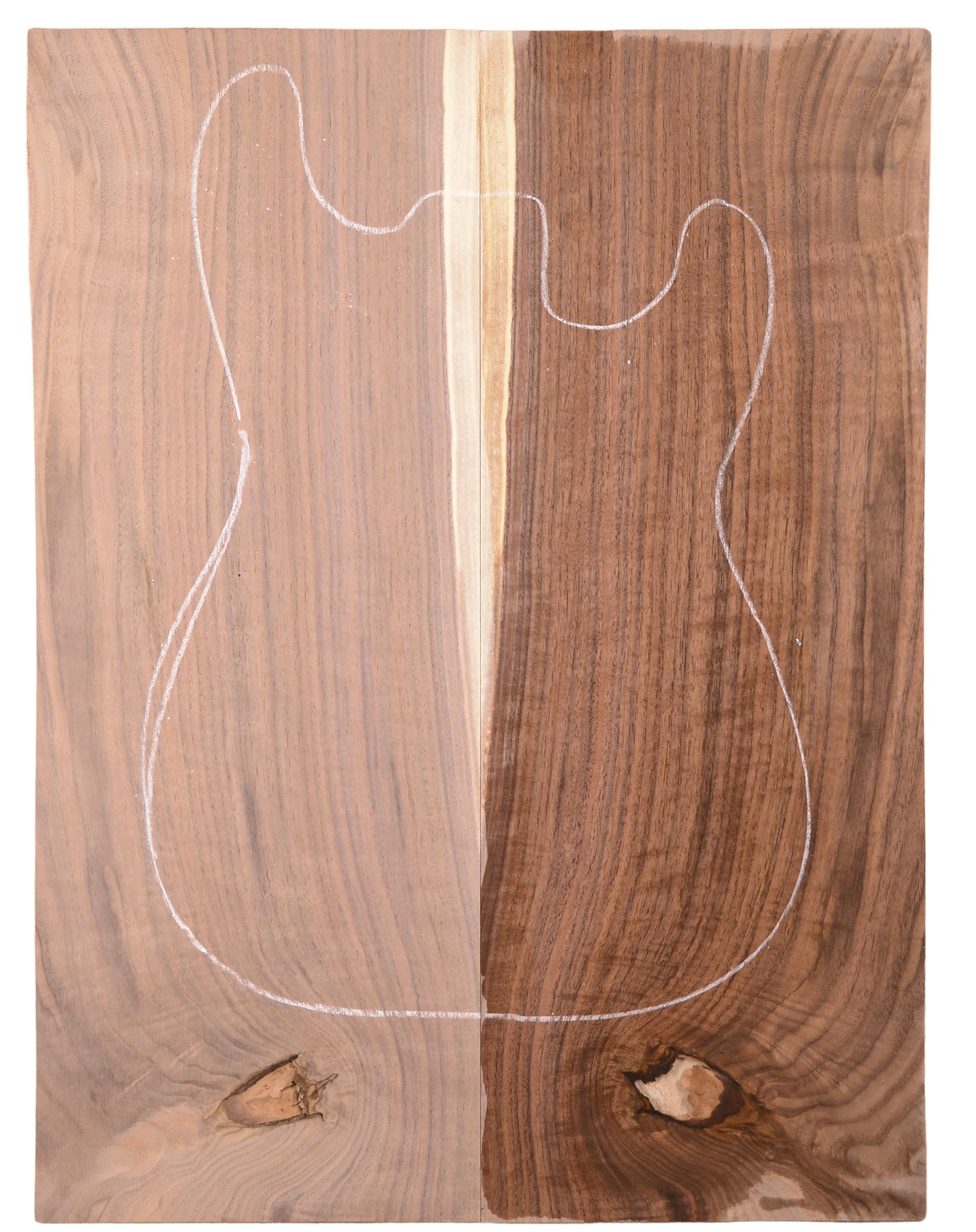 Walnut (Black) GuitarSolidBodyTopATC L022975.G.053