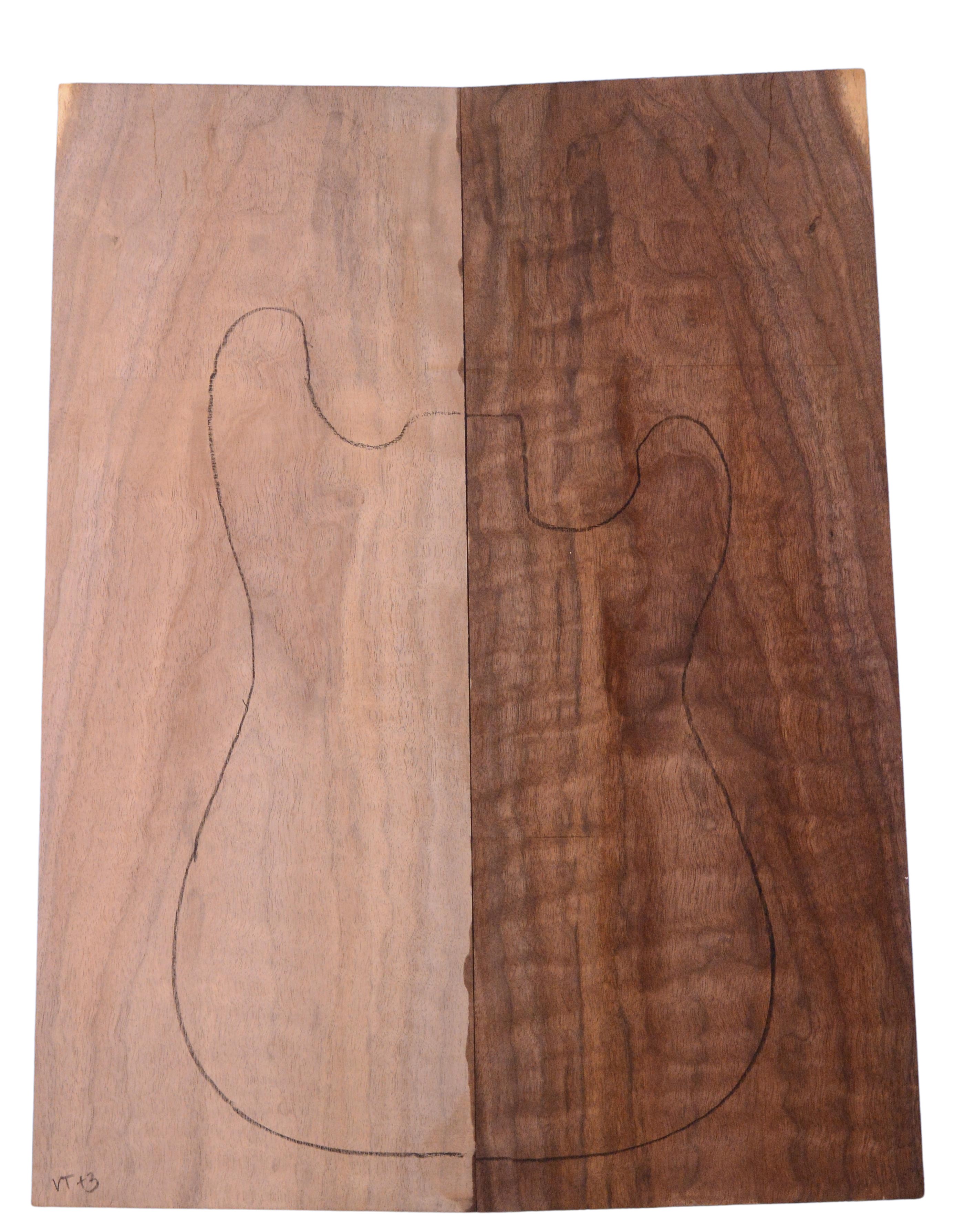 Walnut (Black) GuitarSolidBodyTopATC L022975.G.091