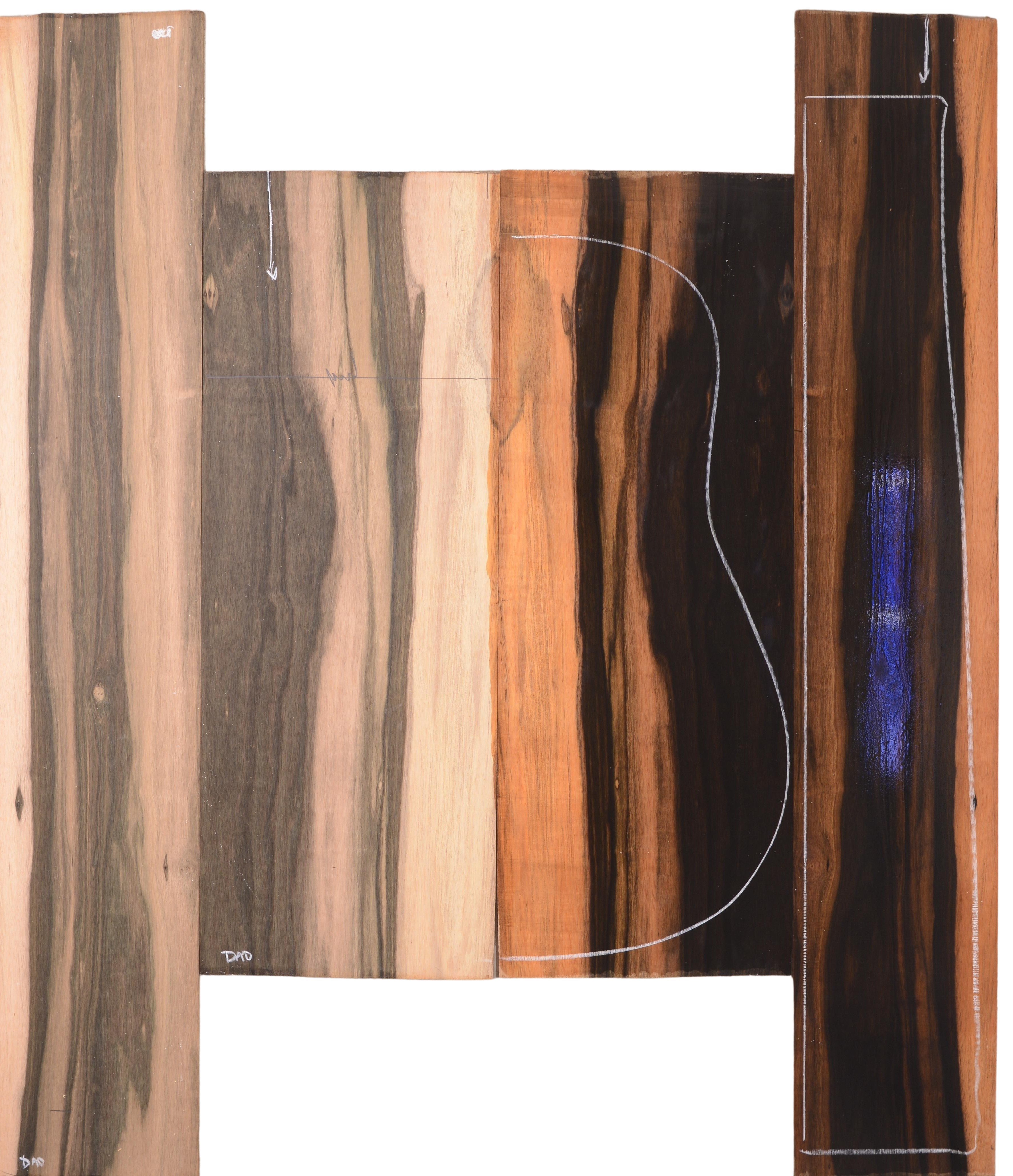 Ebony (Macassar) GuitarSet4pcATC L022977.G.002