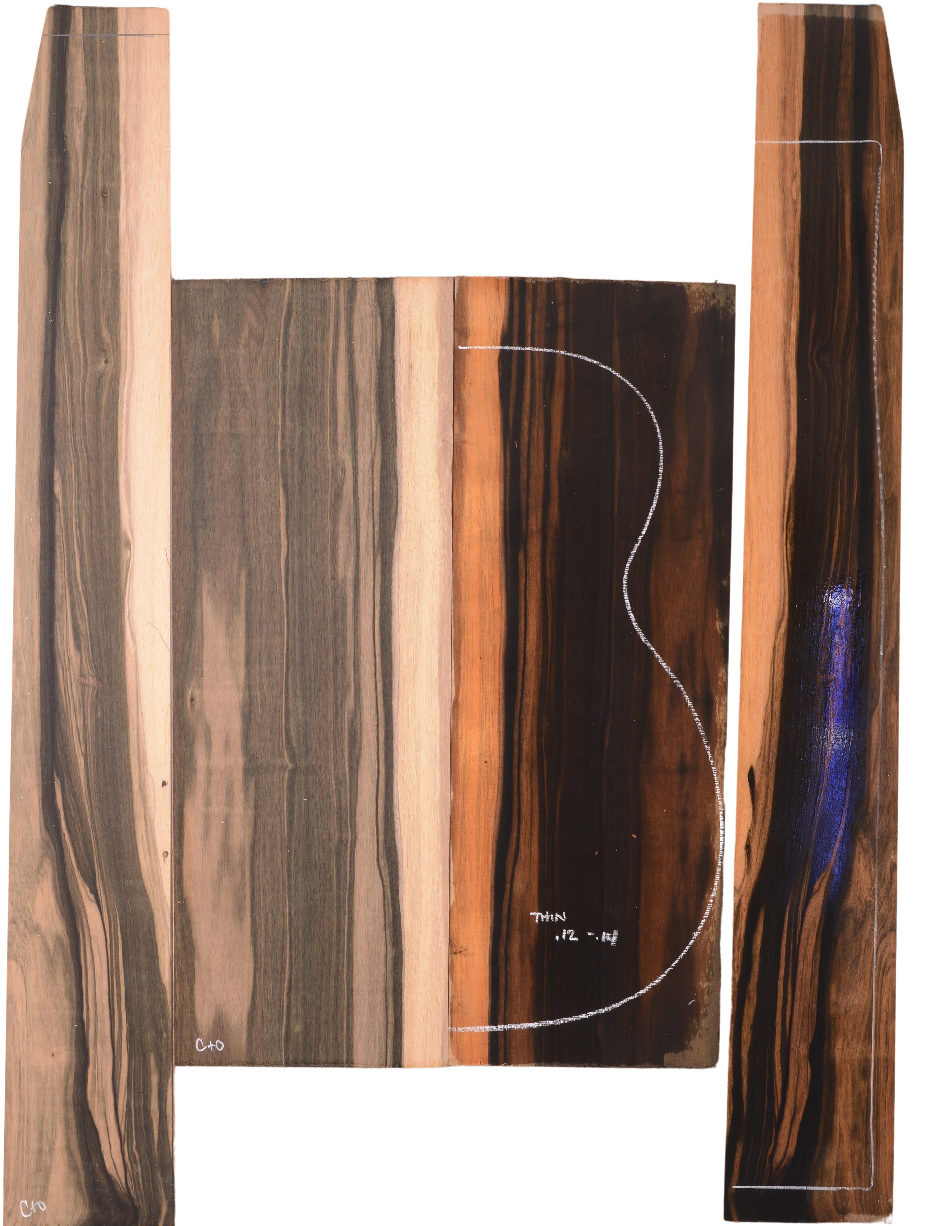 Ebony (Macassar) GuitarSet4pcATC L022977.G.006