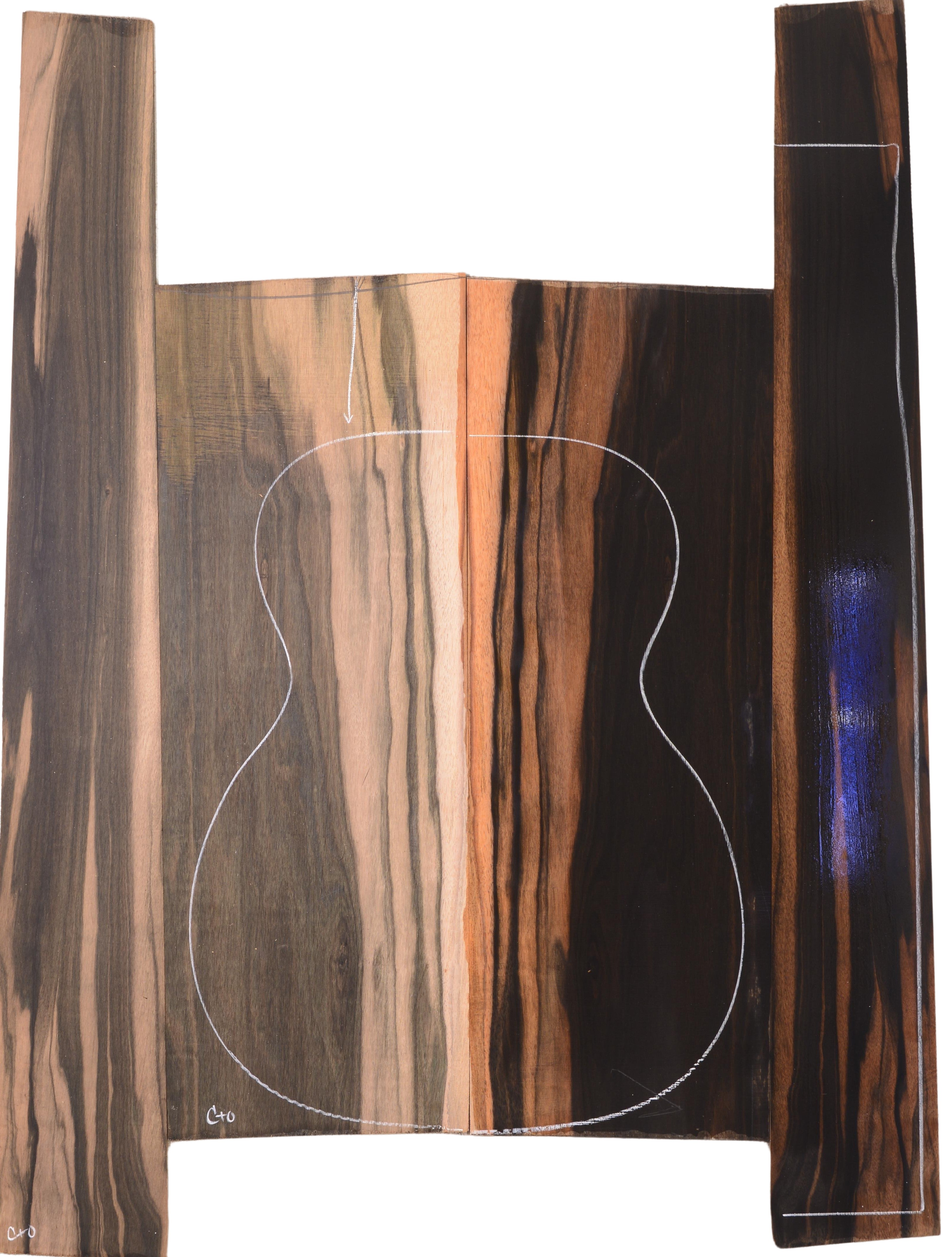 Ebony (Macassar) GuitarSet4pcATC L022977.G.007