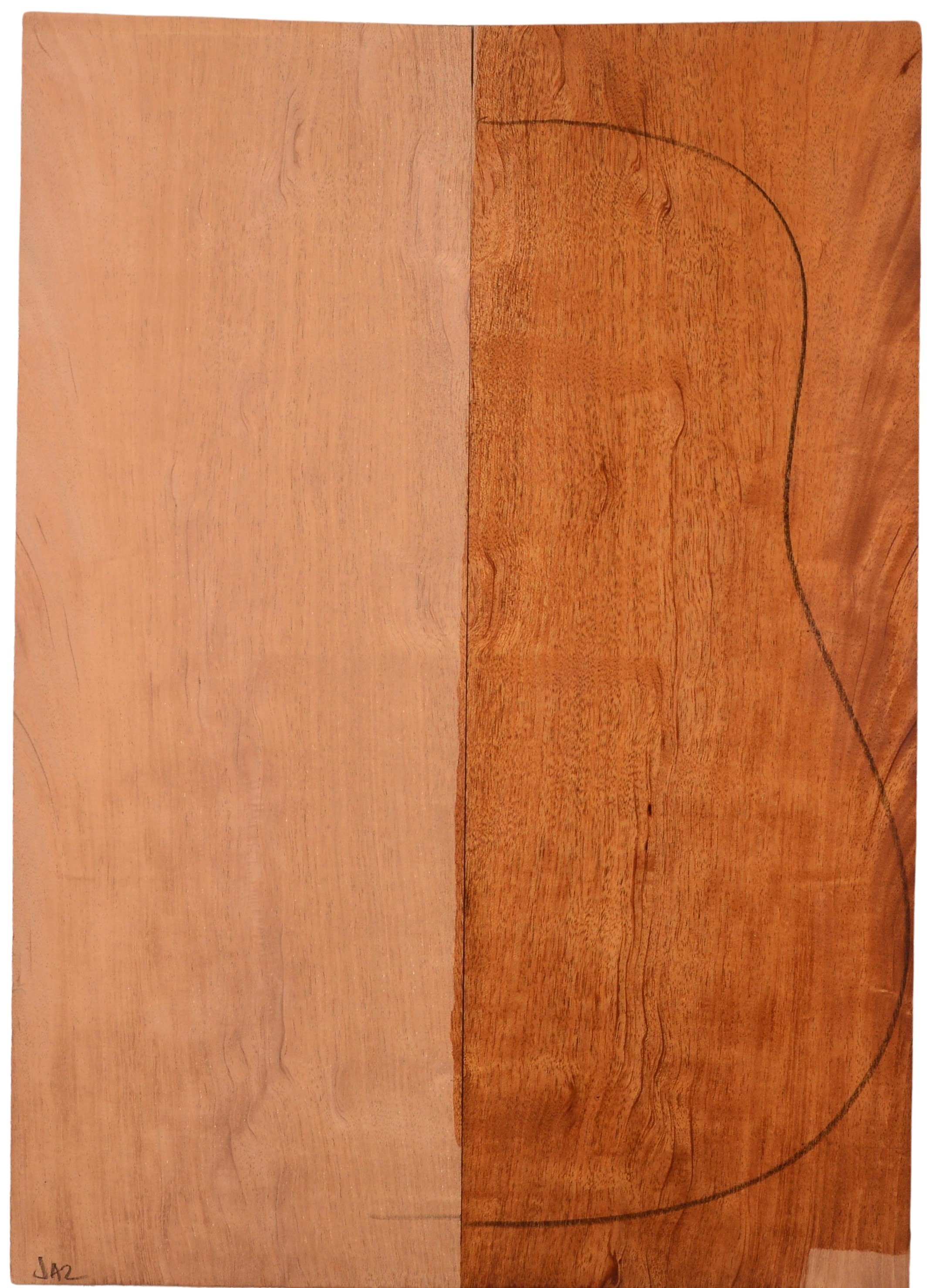 Mahogany (Genuine) GuitarBack2pcATC L022979.G.025