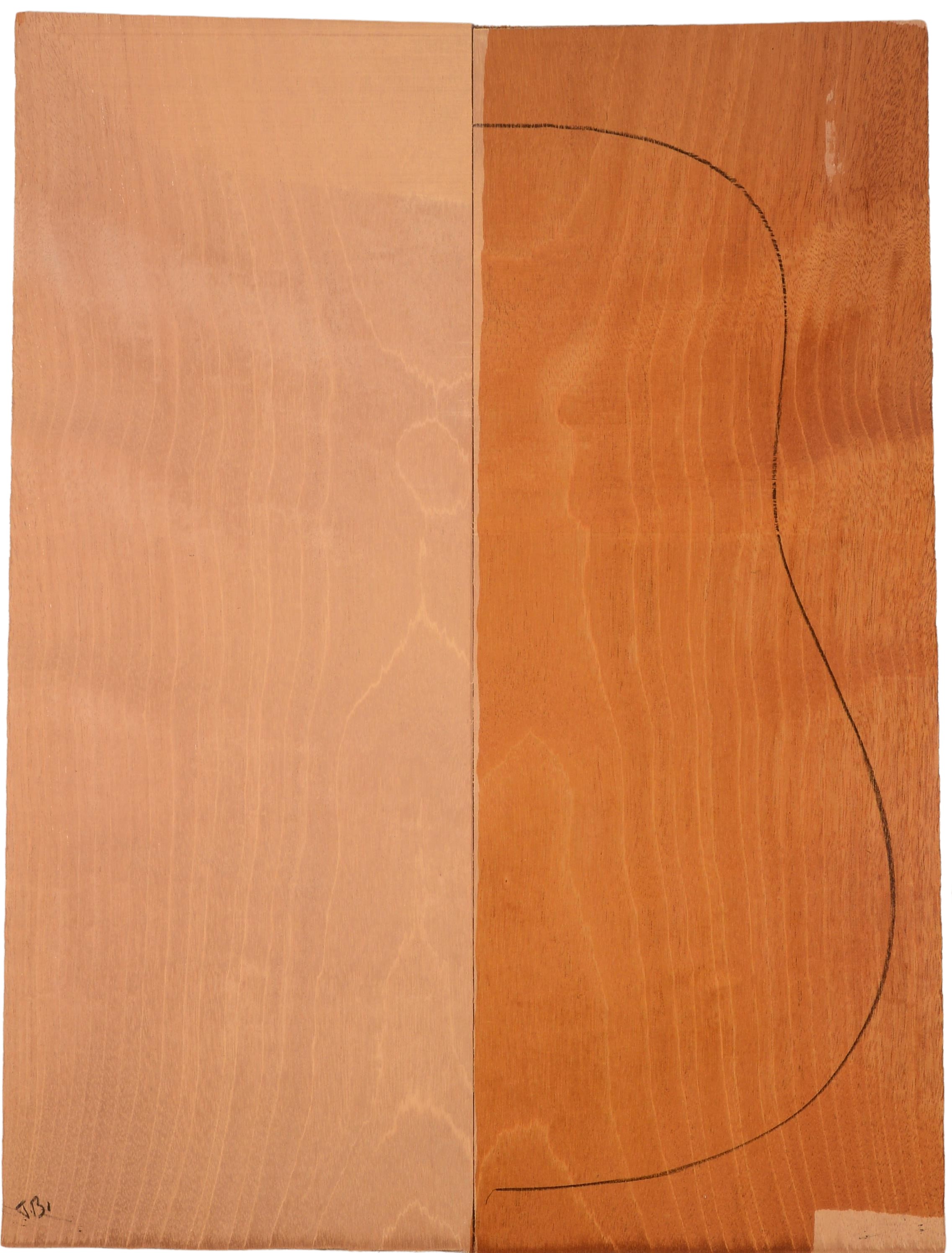 Mahogany (Genuine) GuitarBack2pcATC L022979.G.096