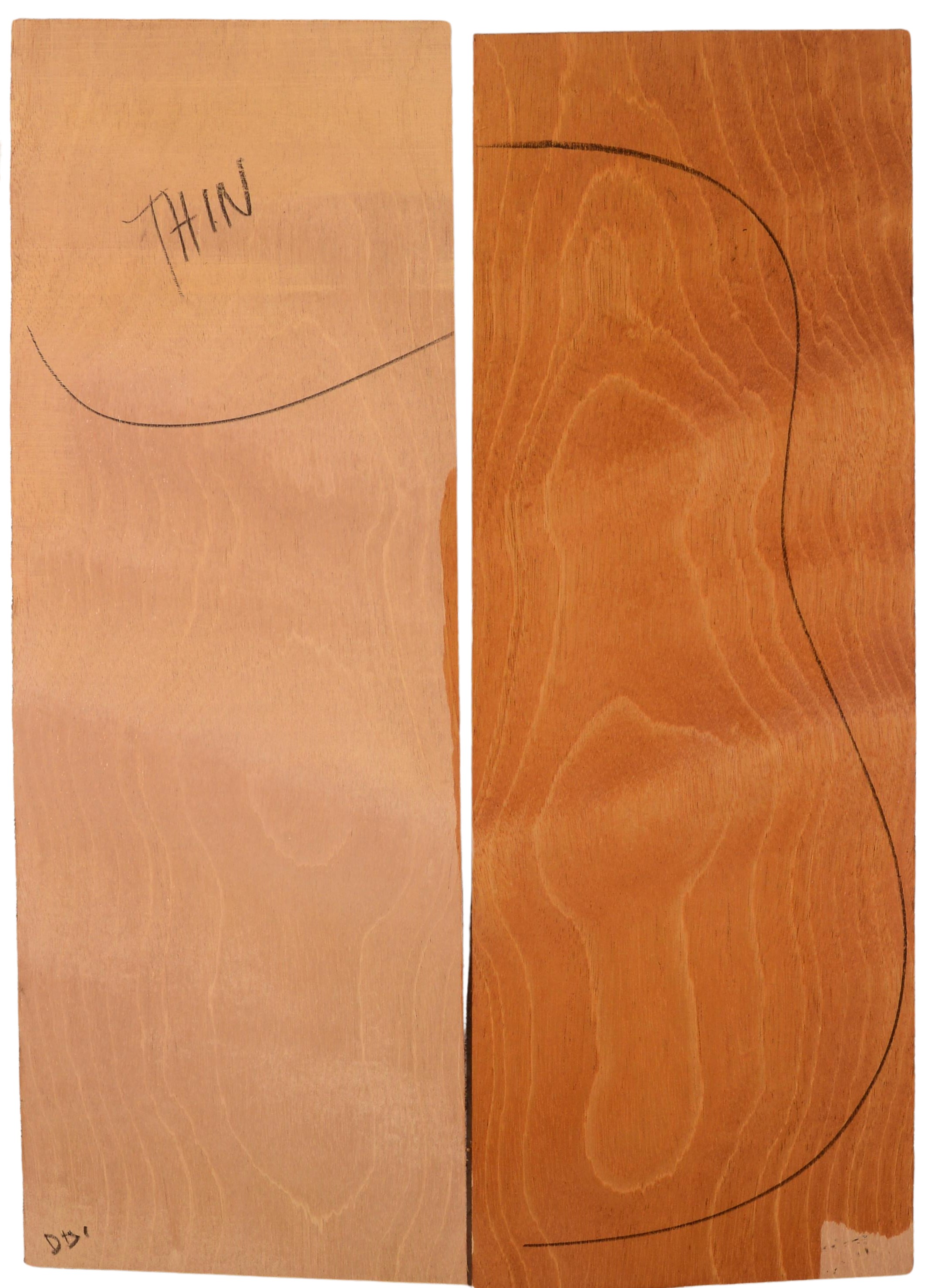 Mahogany (Genuine) GuitarBack2pcATC L022979.G.112