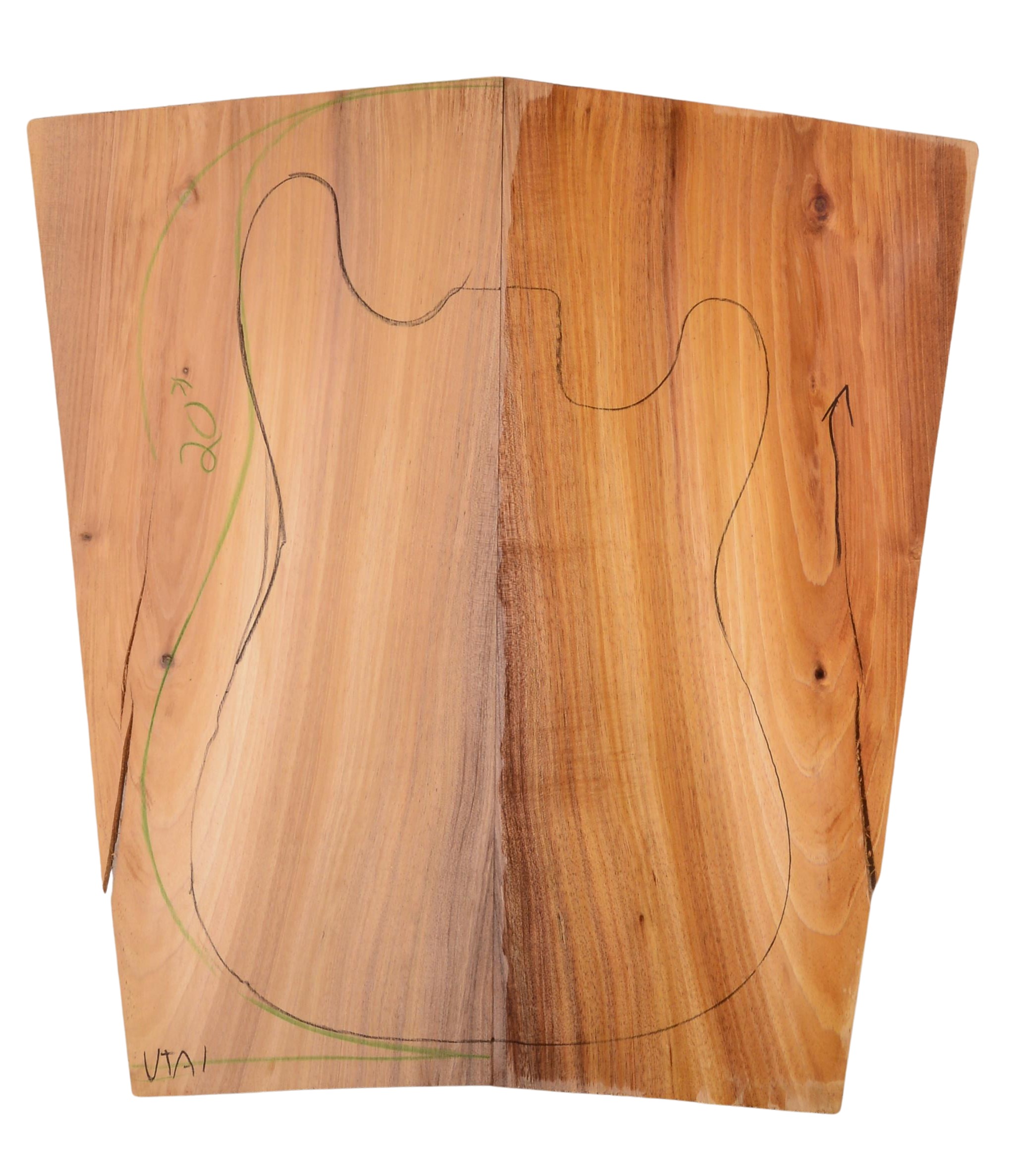 Blackwood (Tasmanian) GuitarSolidBodyTopATC L022990.G.025