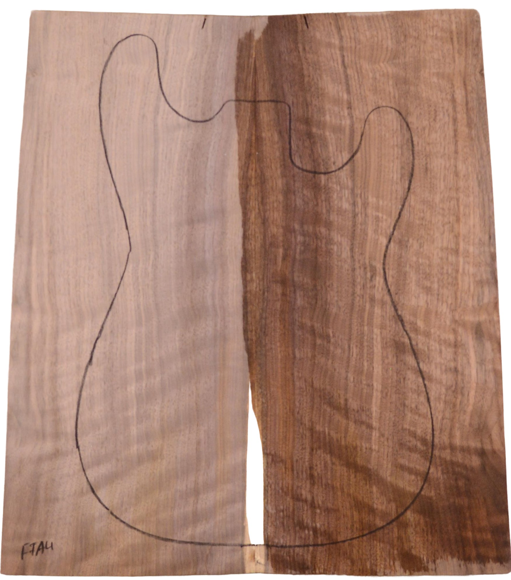 Walnut (Black) GuitarSolidBodyTopATC L022999.G.003