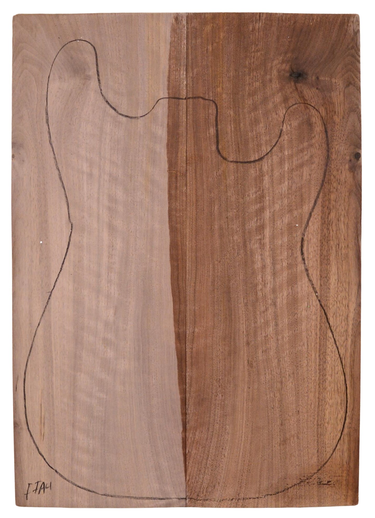 Walnut (Black) GuitarSolidBodyTopATC L022999.G.004