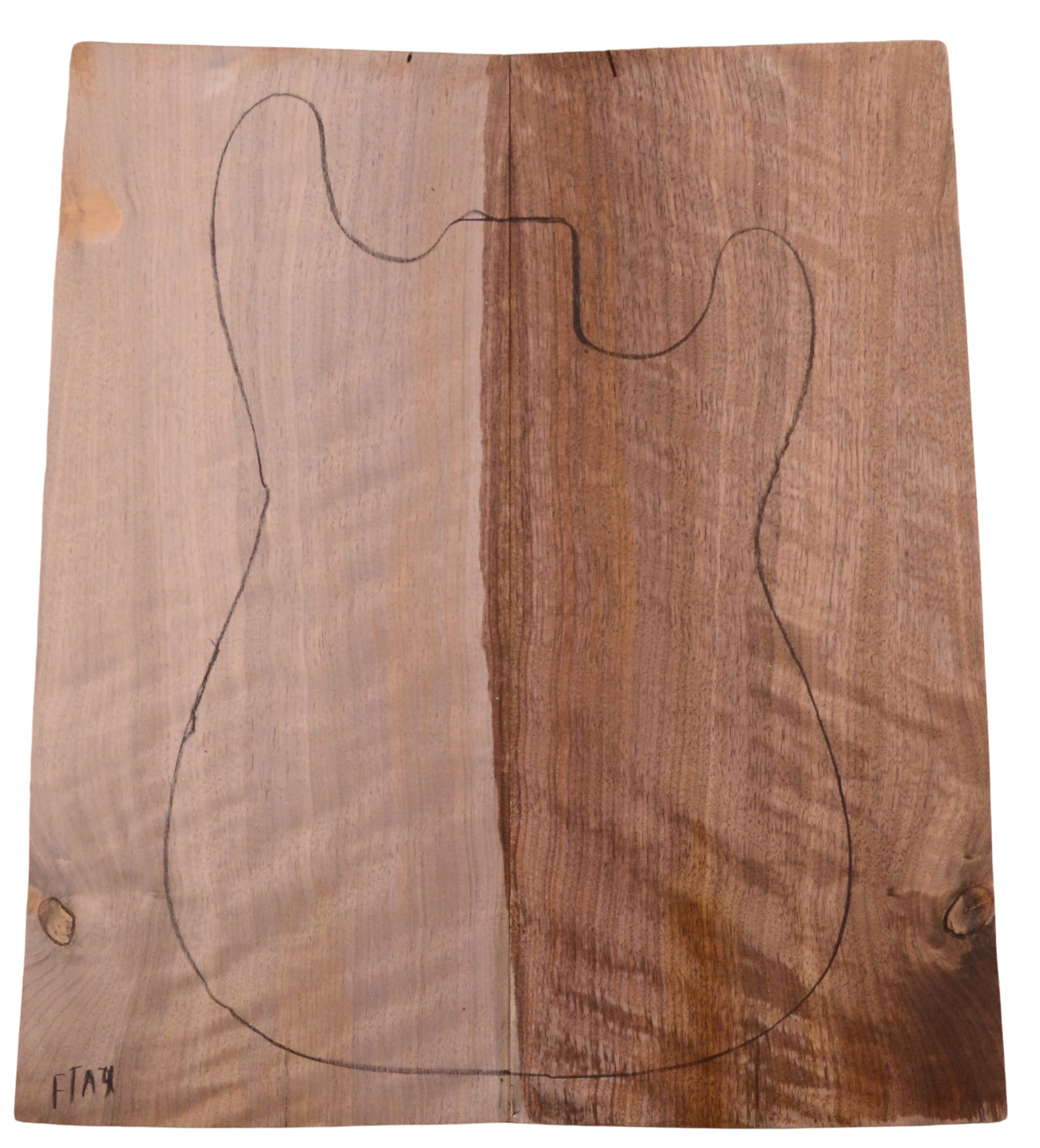 Walnut (Black) GuitarSolidBodyTopATC L022999.G.005