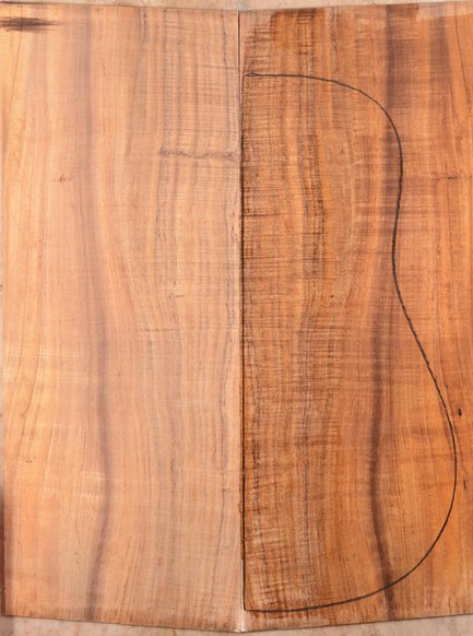 Blackwood (Tasmanian) GuitarBack2pcATC L023000.G.038