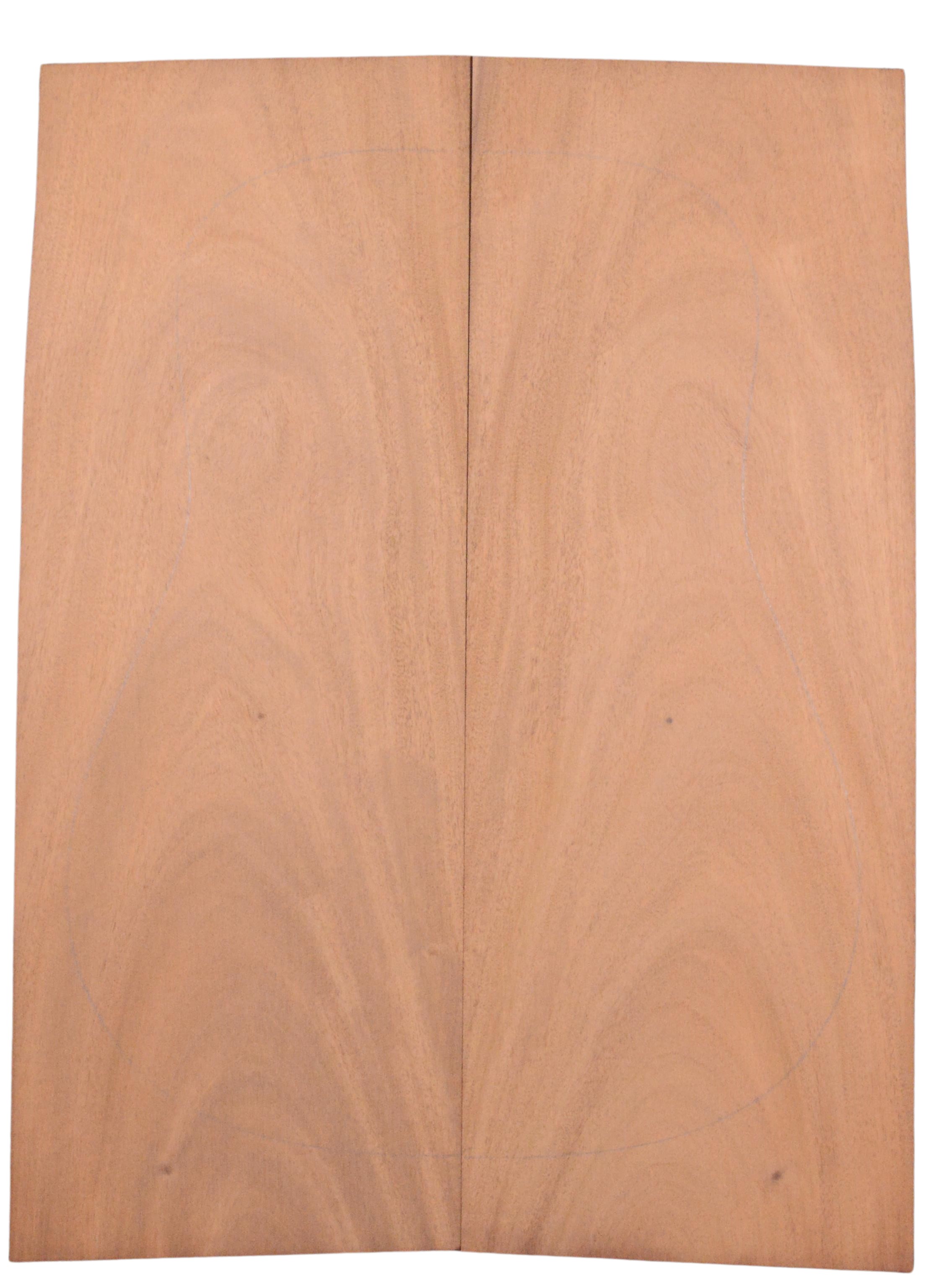 Mahogany (Sinker) GuitarBack2pcATC L026234.G.005