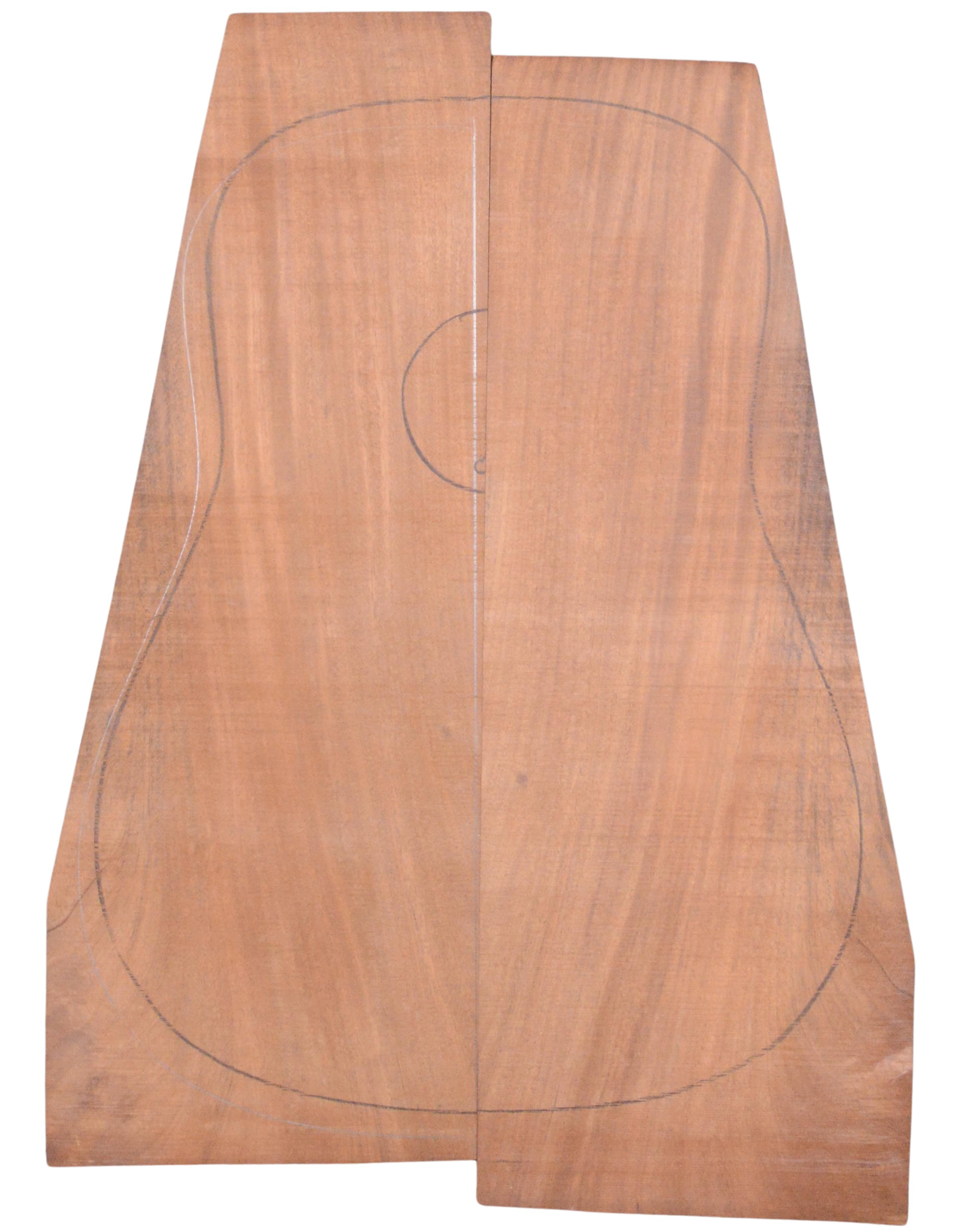 Mahogany (Sinker) GuitarBack2pcATC L026234.G.052