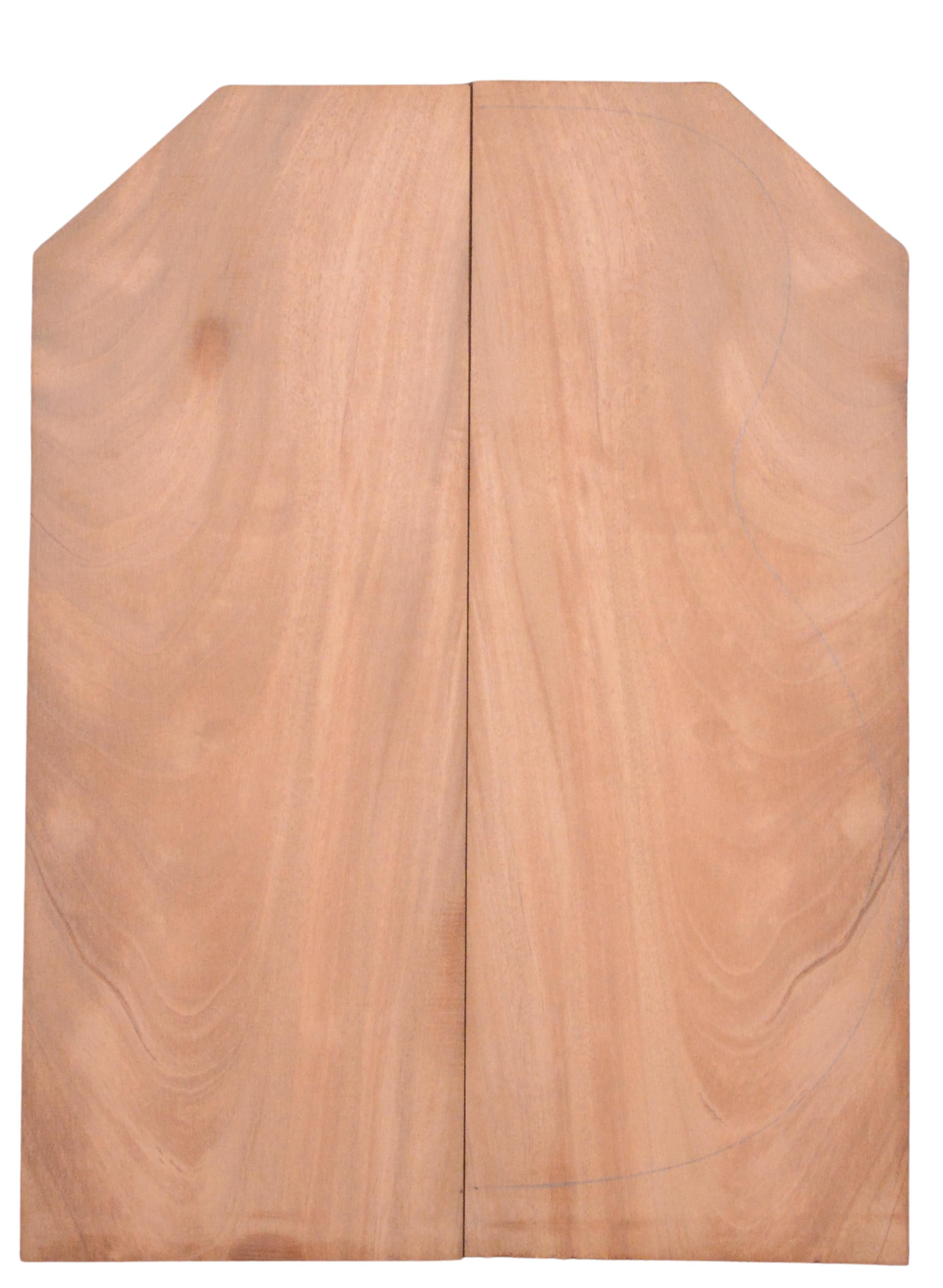 Mahogany (Sinker) GuitarBack2pcATC L026234.G.067