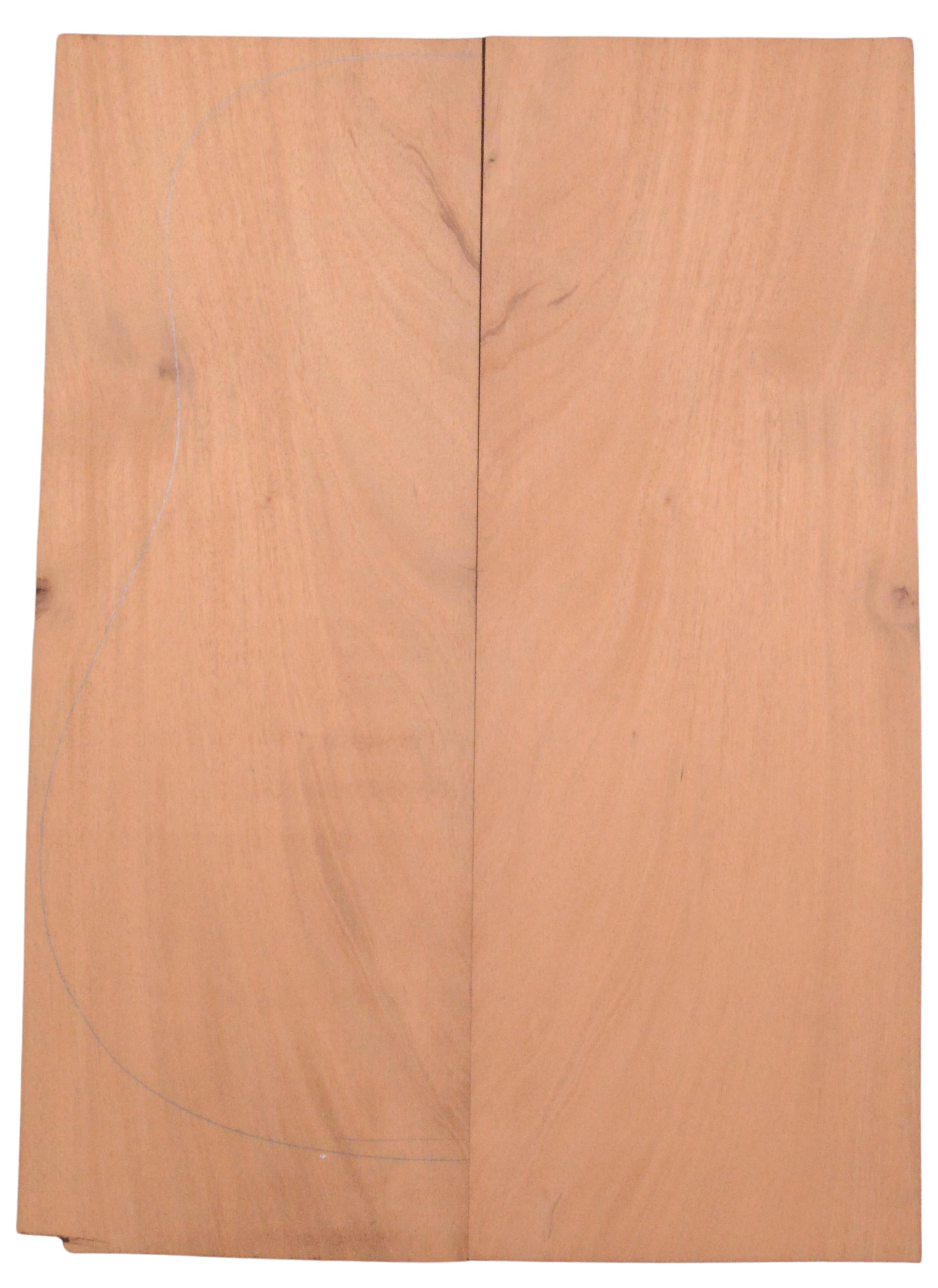 Mahogany (Sinker) GuitarBack2pcATC L026234.G.006