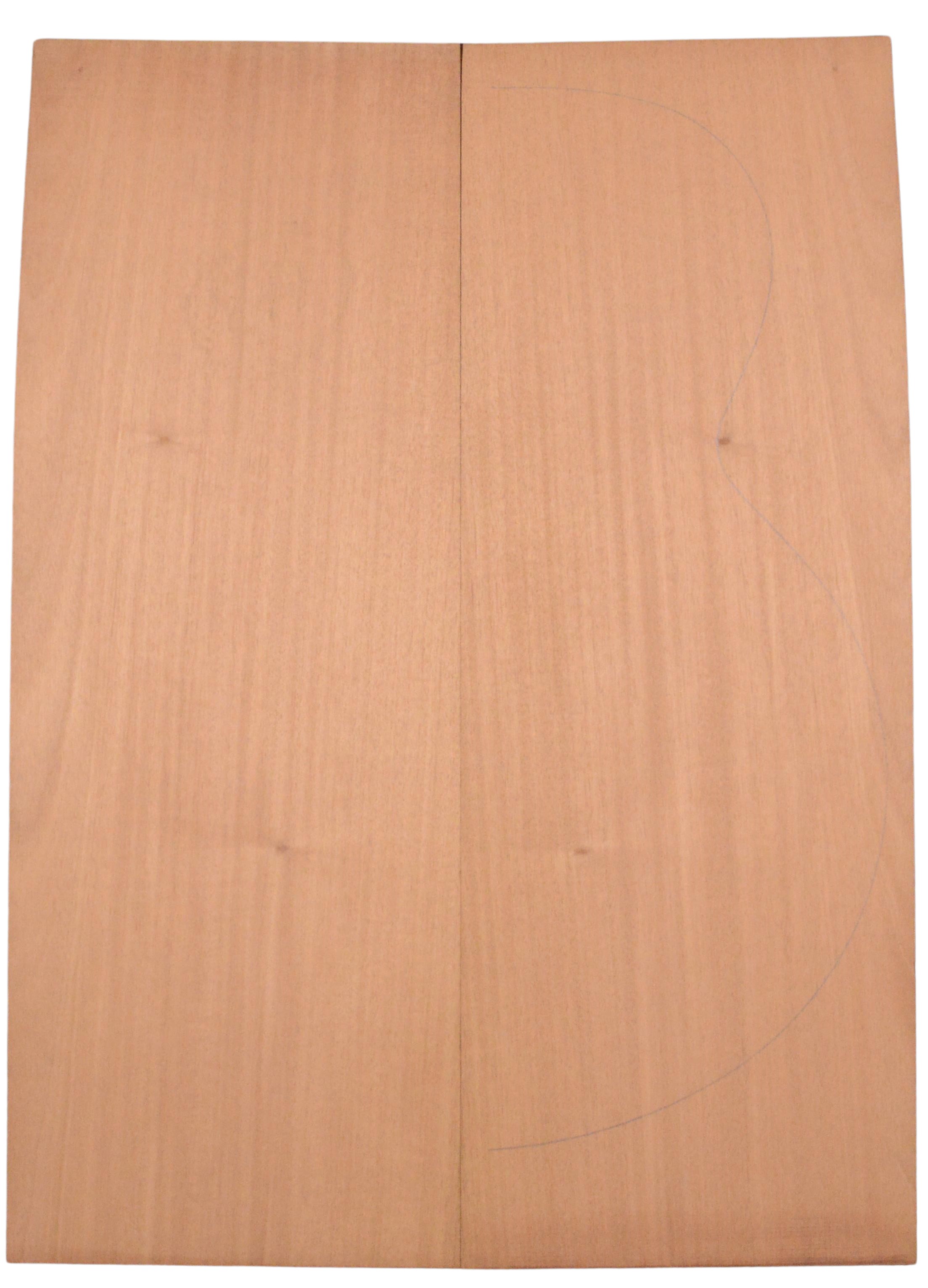 Mahogany (Sinker) GuitarBack2pcATC L026234.G.042