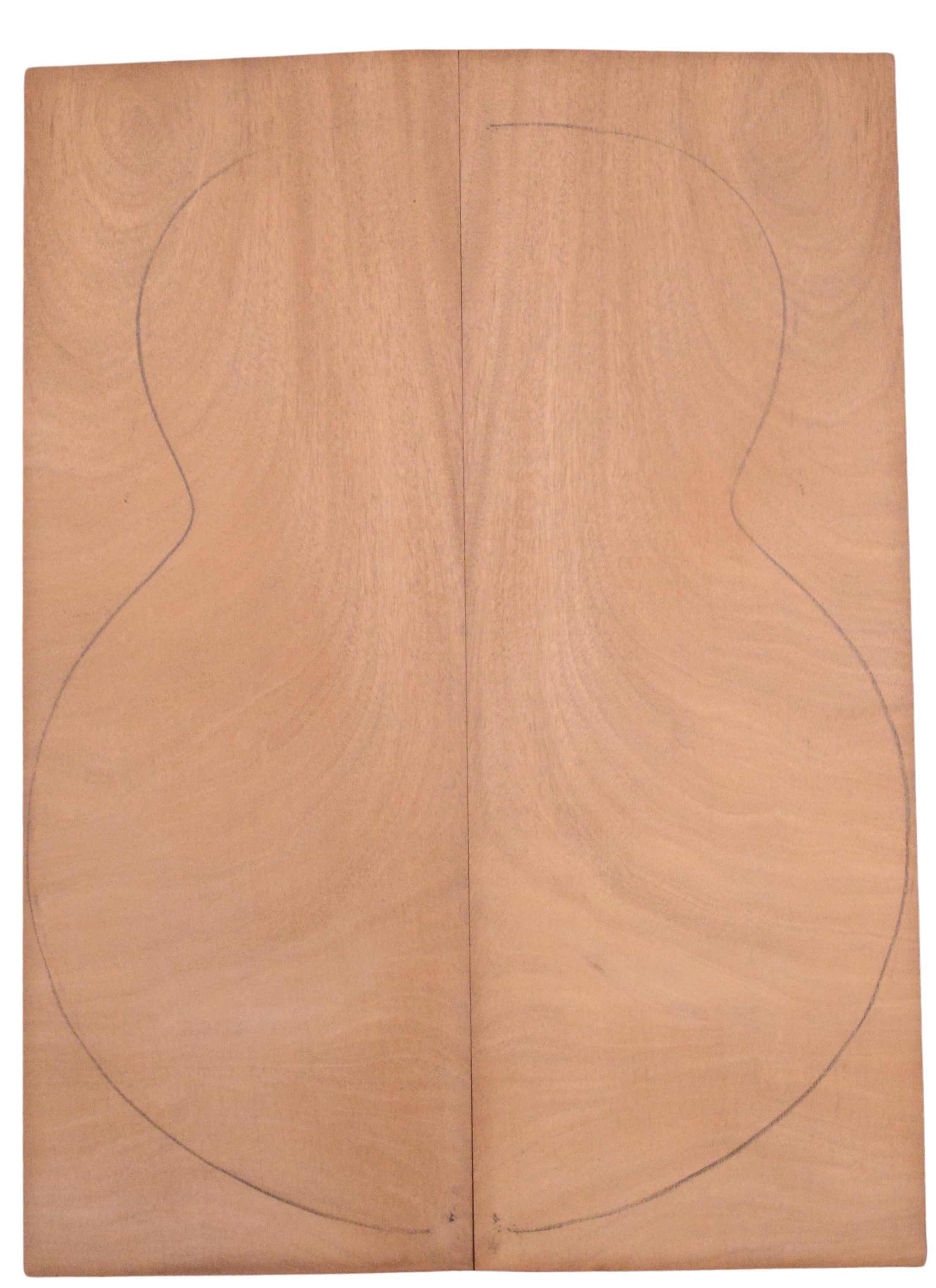 Mahogany (Sinker) GuitarBack2pcATC L026234.G.072