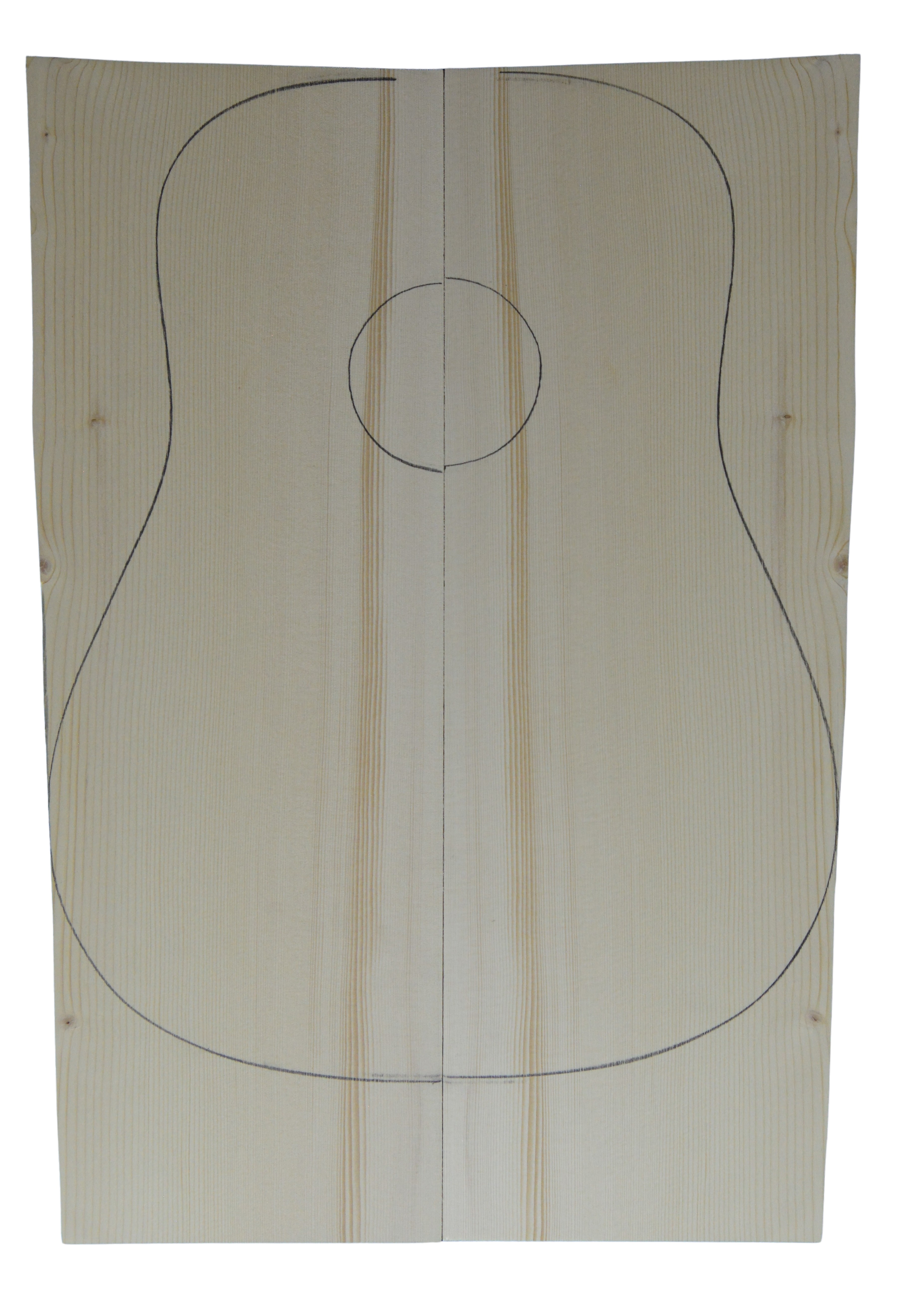 Spruce (Red) GuitarSoundboard L026346.G.173