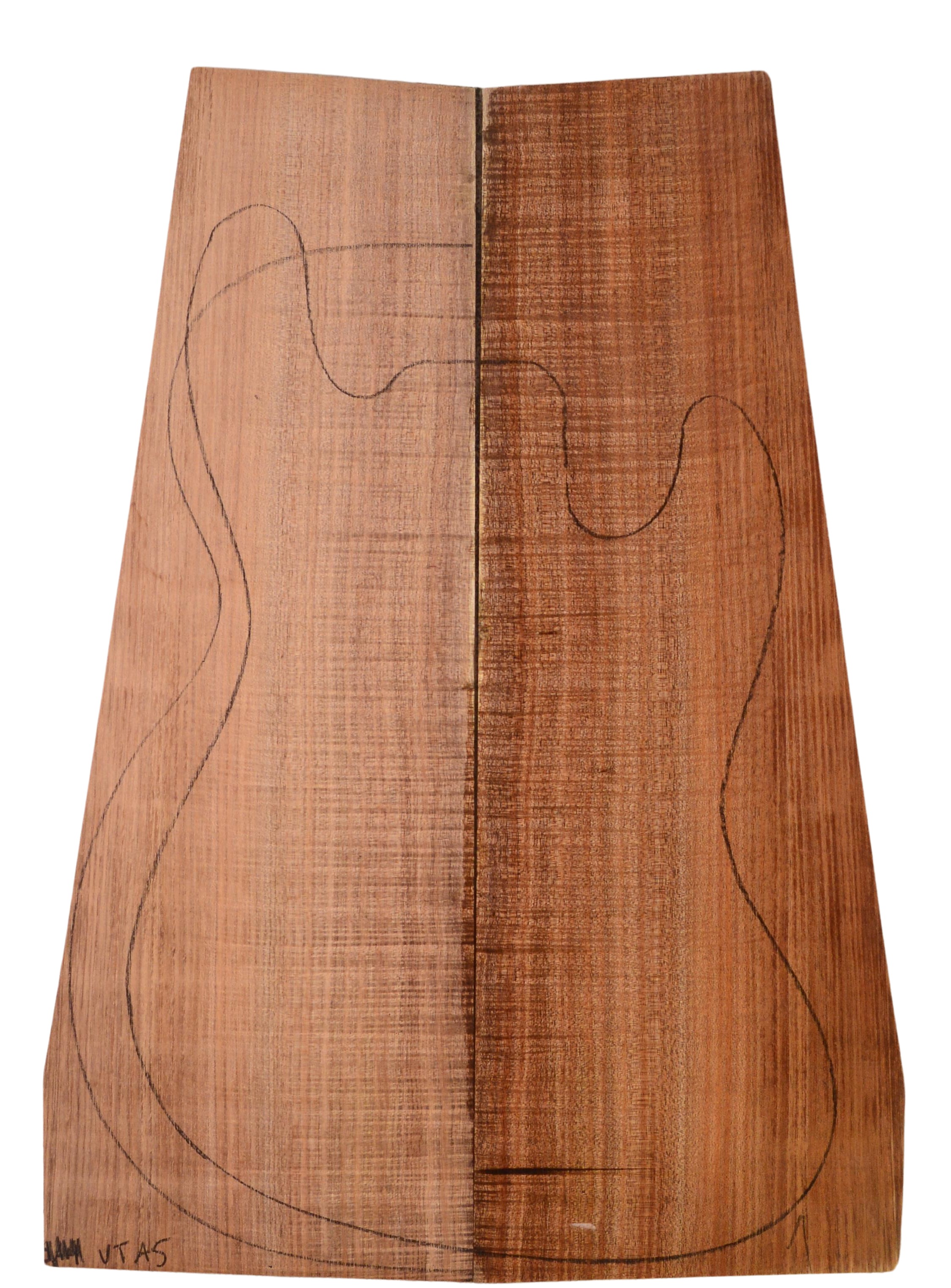 Blackwood (Tasmanian) GuitarSolidBodyTopATC L15519.G.005