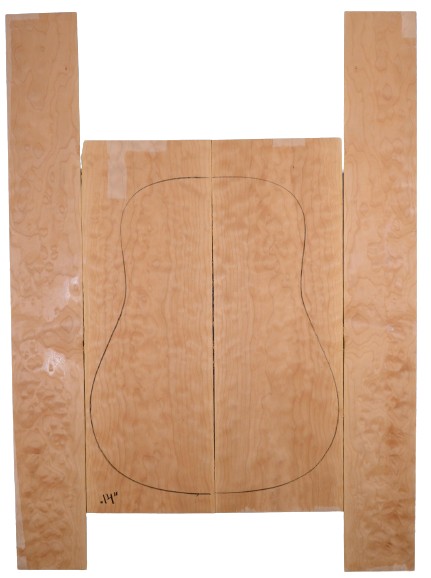 Maple (Big Leaf) GuitarSet4pcATC L20082.G.029