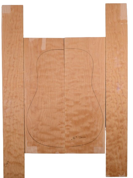 Maple (Big Leaf) GuitarSet4pcATC L20082.G.034