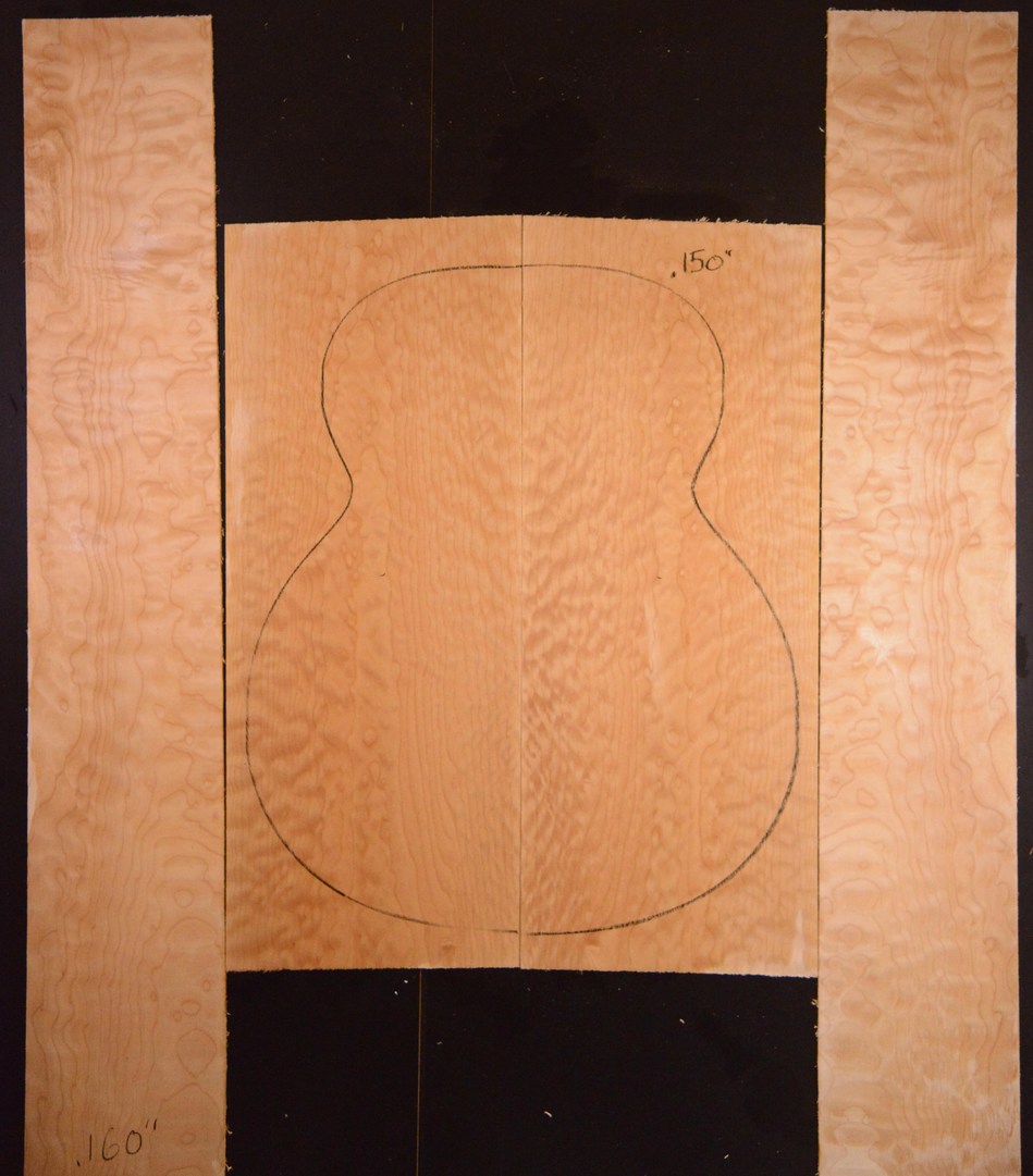 Maple (Big Leaf) GuitarSet4pcATC L20199.G.018