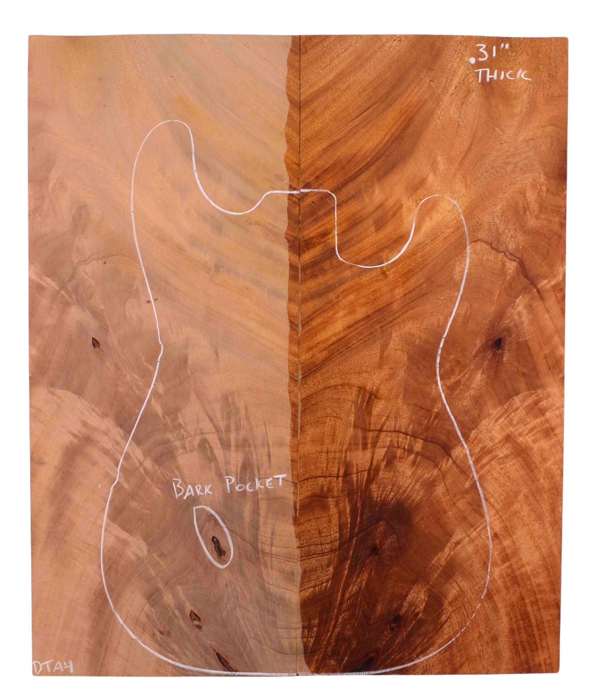 Mahogany (Sinker) GuitarSolidBodyTopATC L21572.G.051