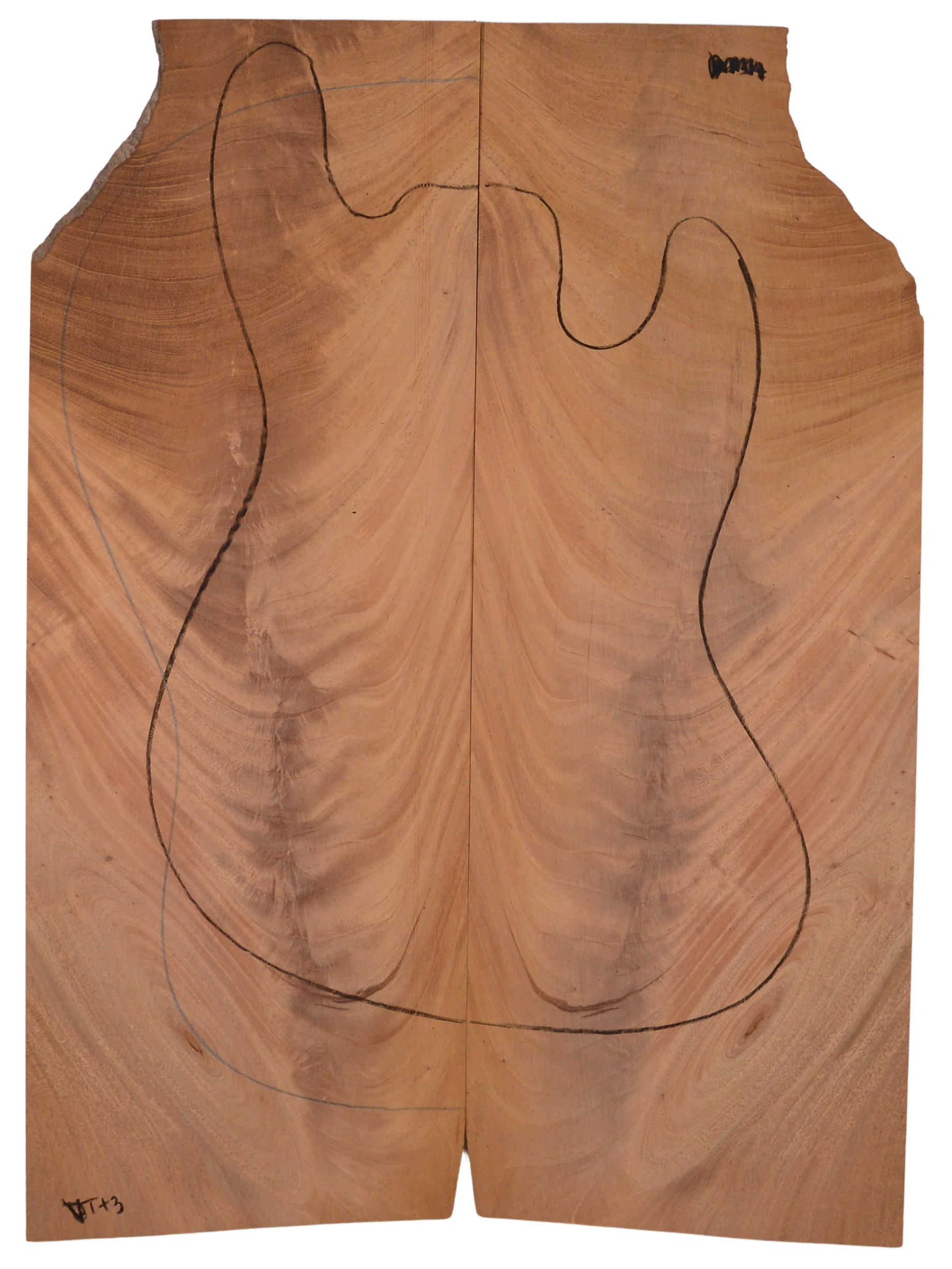 Mahogany (Sinker) GuitarSolidBodyTopATC M15509.G.002