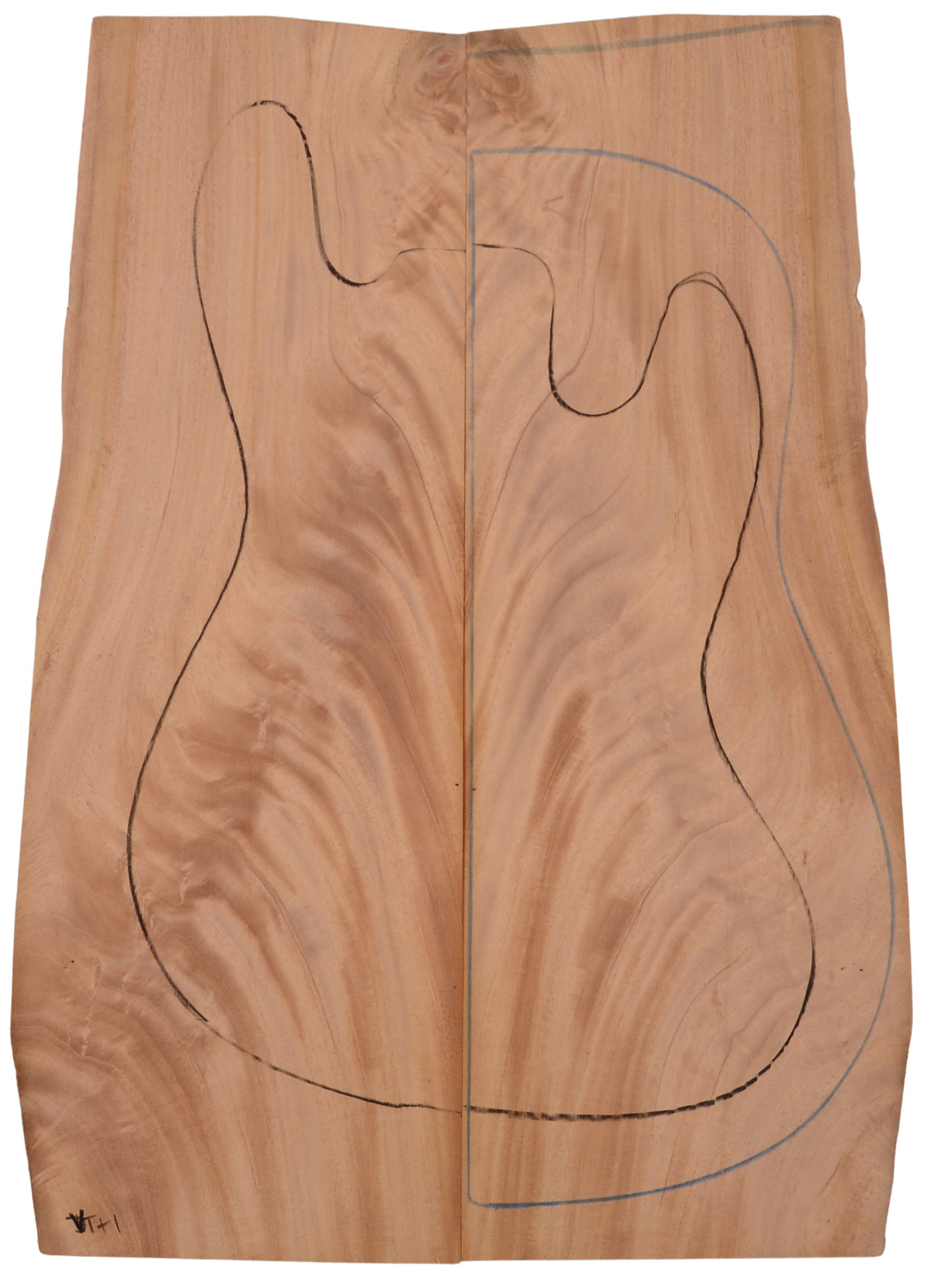 Mahogany (Sinker) GuitarSolidBodyTopATC M15509.G.005