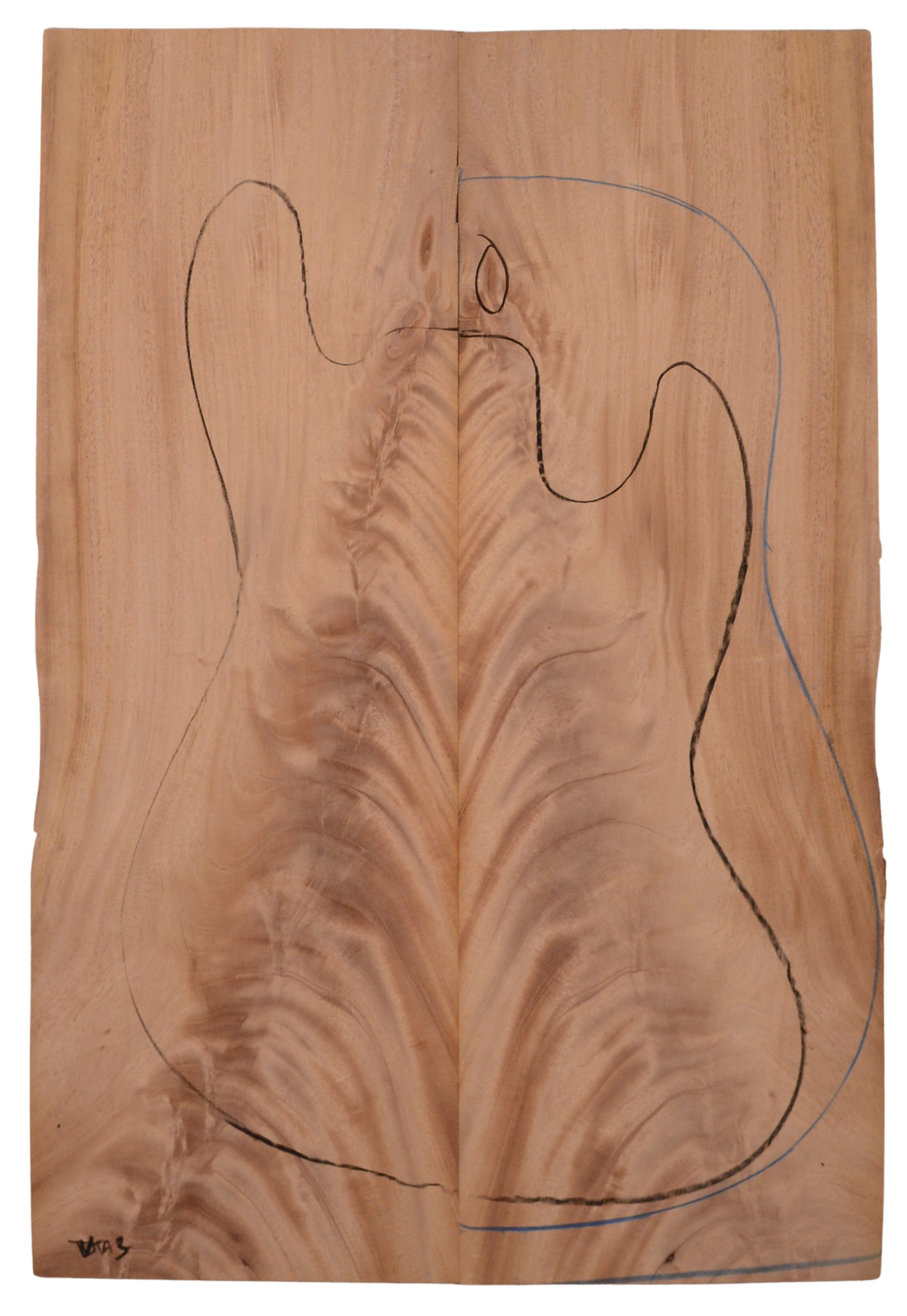 Mahogany (Sinker) GuitarSolidBodyTopATC M15509.G.006