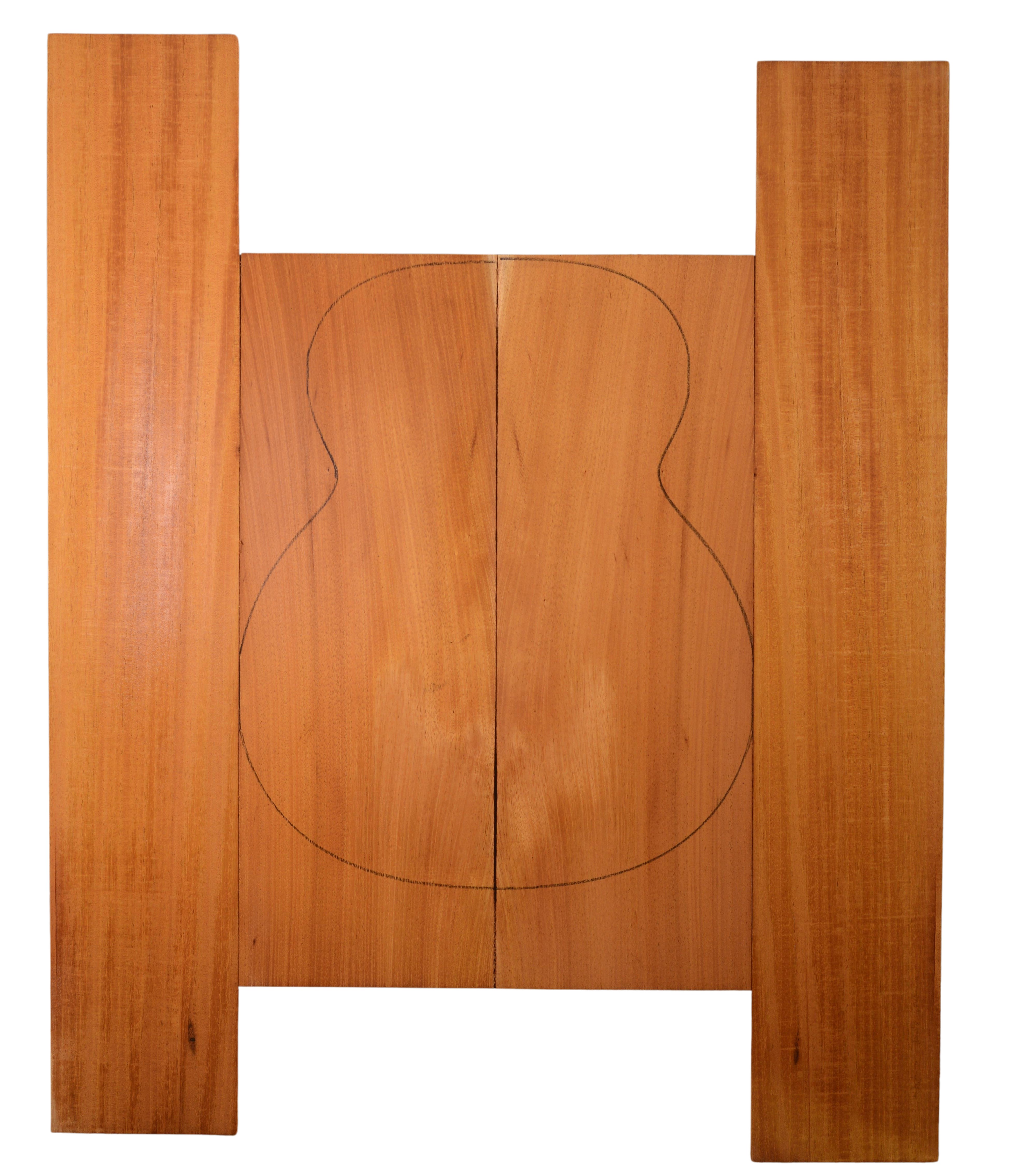 Mahogany (Genuine) GuitarSet4pcATC L02179.G.025