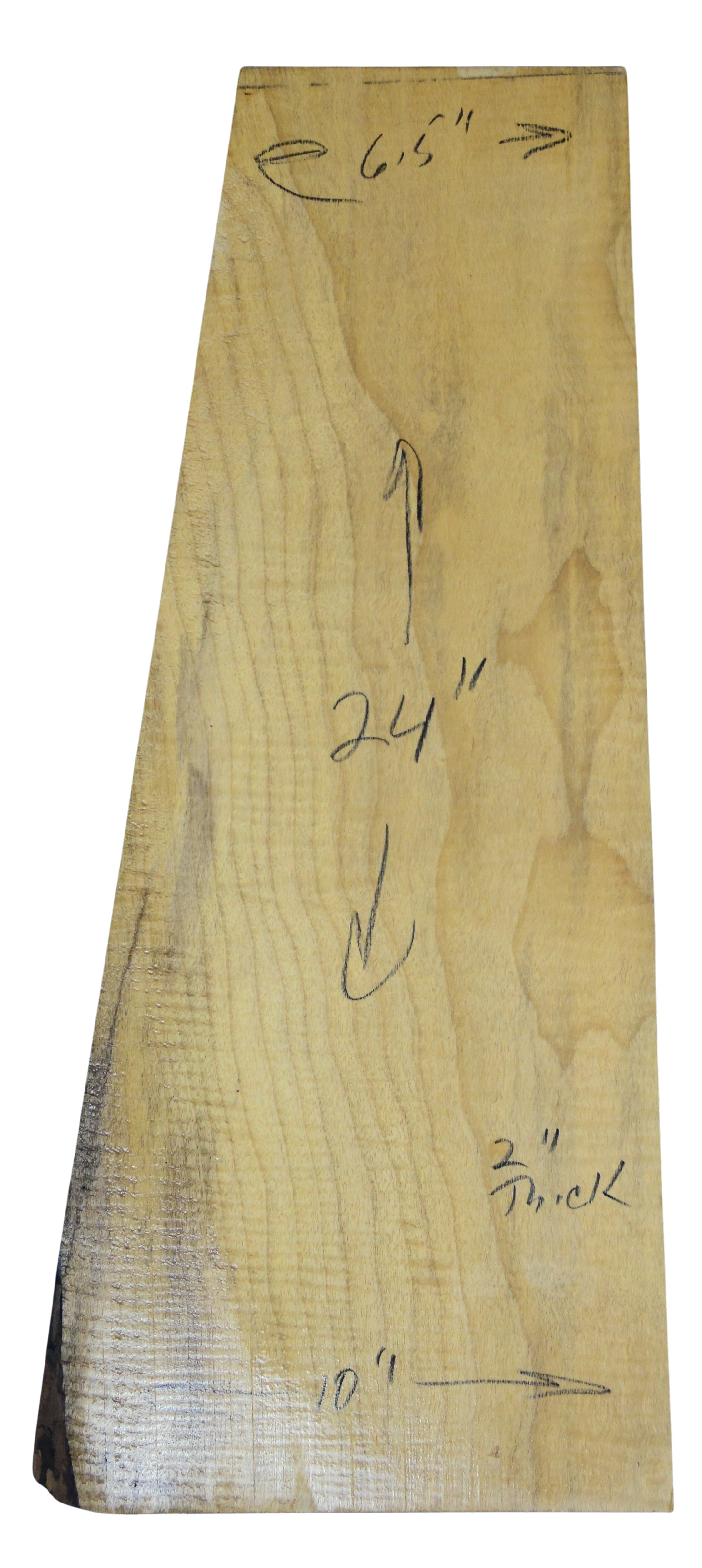 Myrtle (American) Guitar Back Billet L026351.G.026