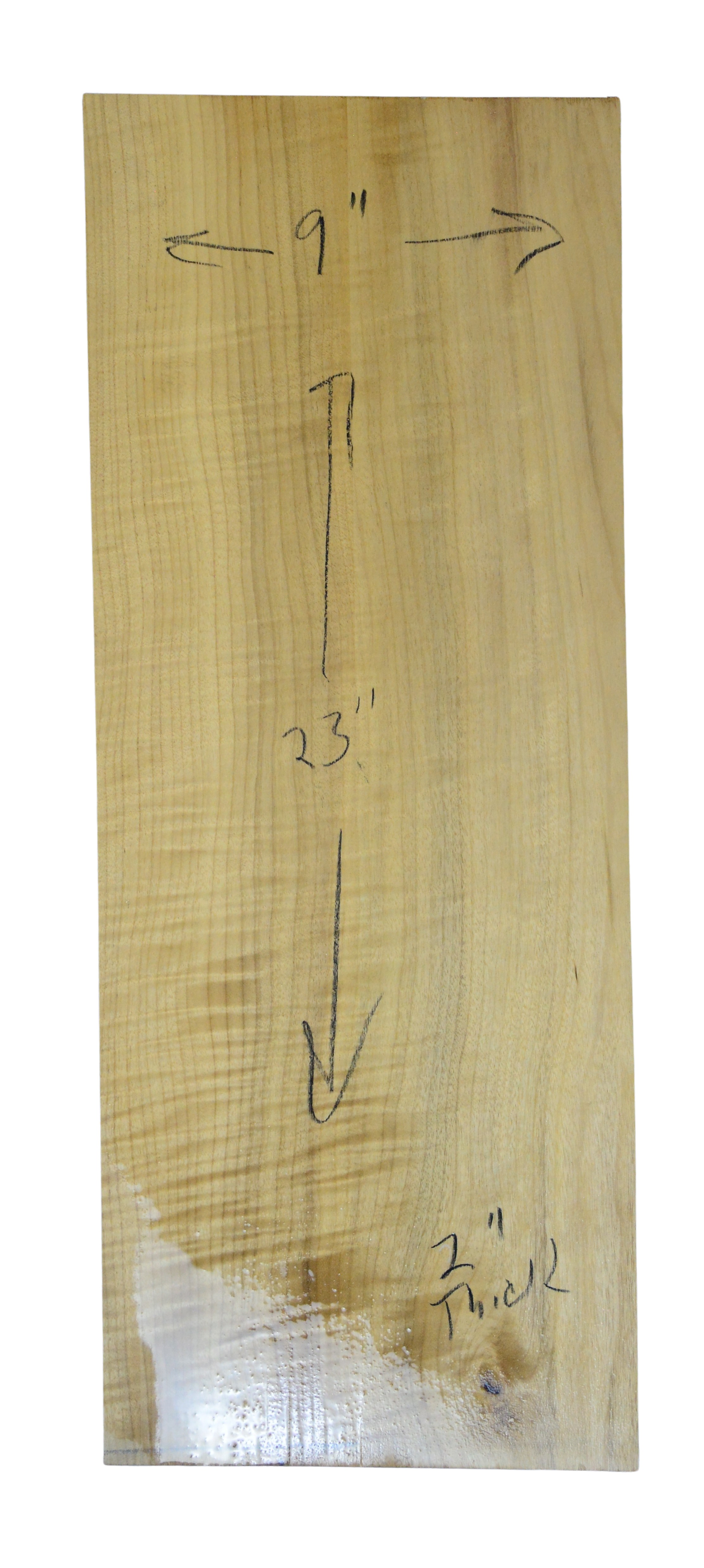 Myrtle (American) Guitar Back Billet L026351.G.027