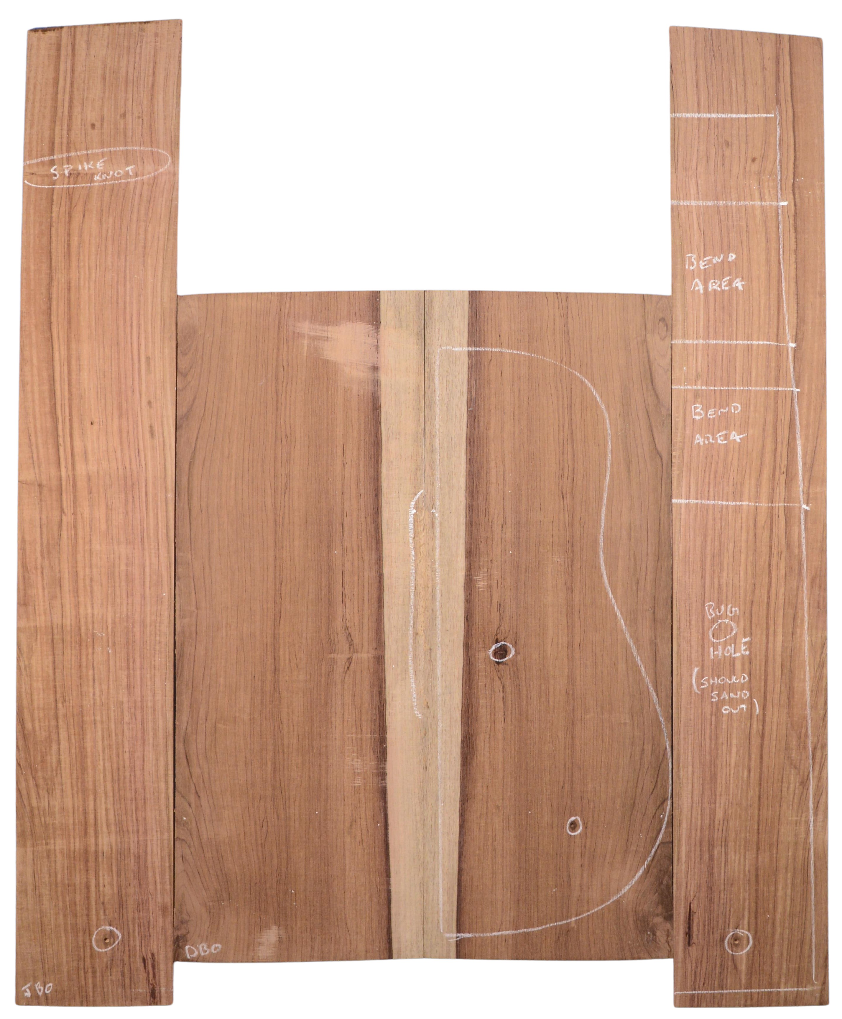 Rosewood (Nicaraguan) GuitarSet4pcATC L20072.G.007