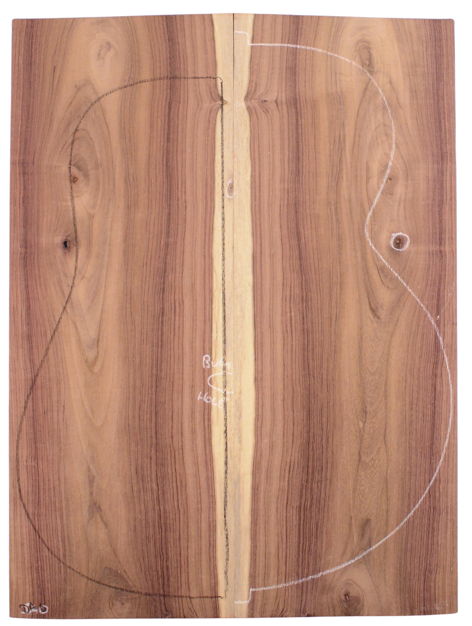 Rosewood (Nicaraguan) GuitarBack2pcATC L20072.G.044