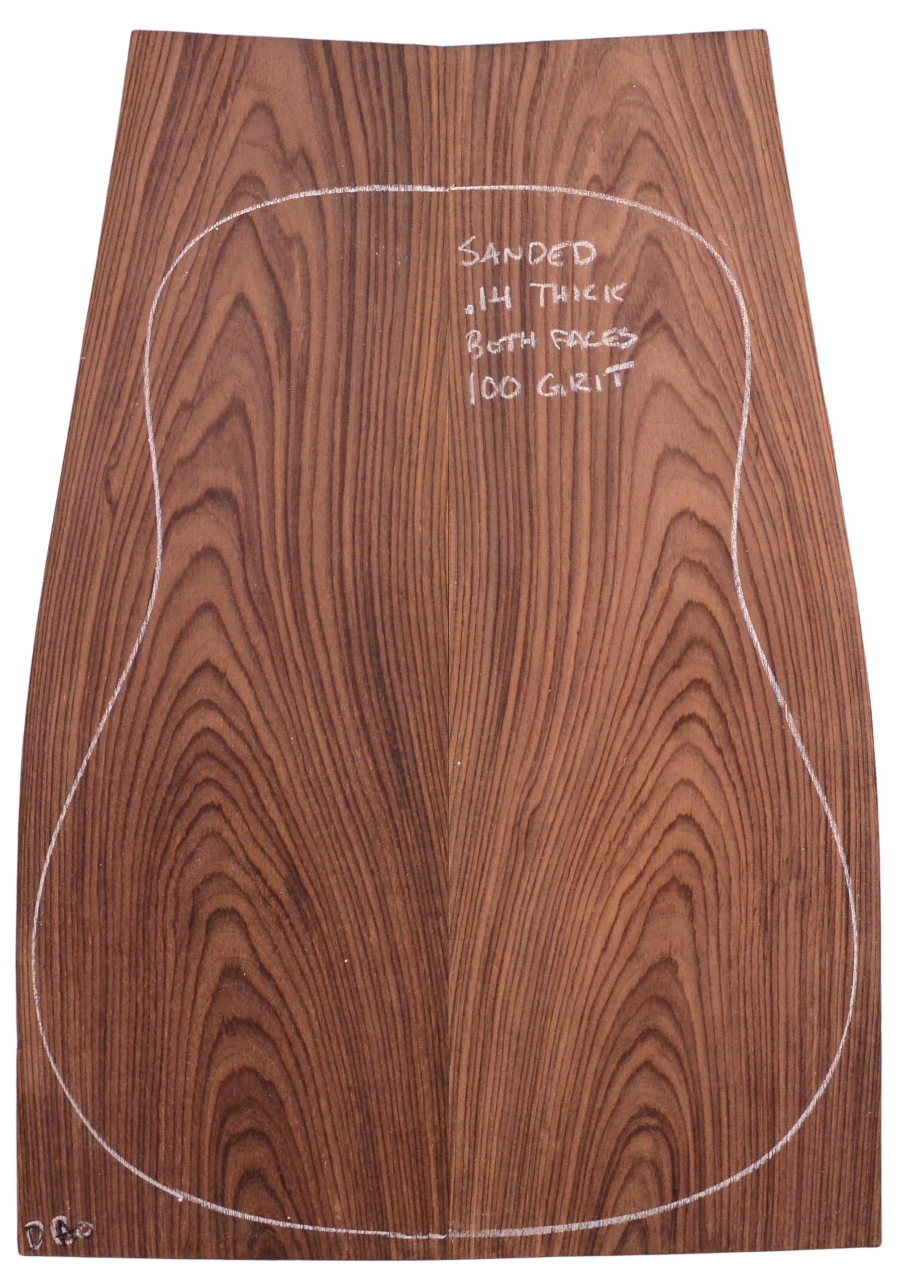 Rosewood (Nicaraguan) GuitarBack2pcATC L20072.G.047