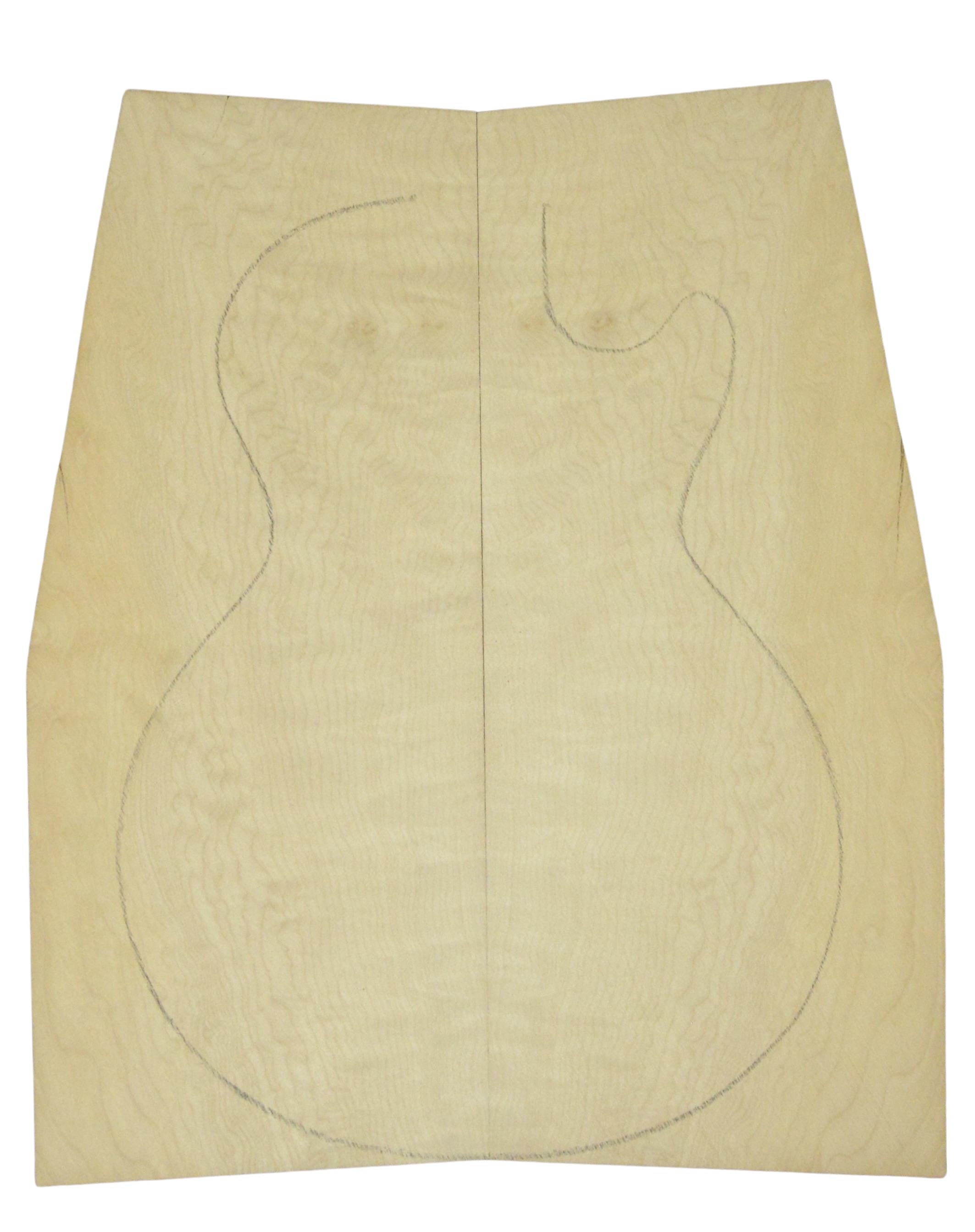 Maple (Big Leaf) GuitarSolidBodyTopATC 26214.G.005