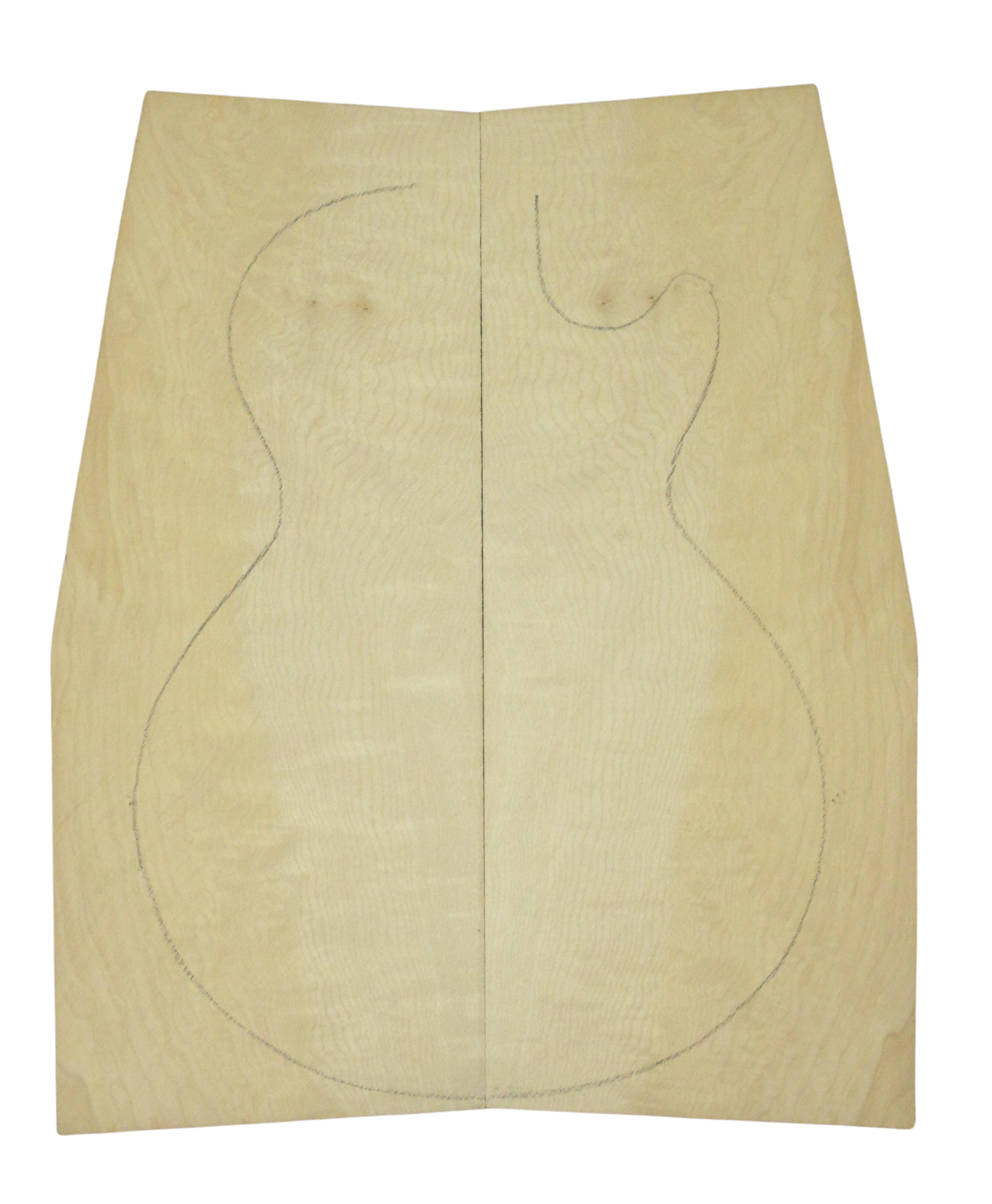 Maple (Big Leaf) GuitarSolidBodyTopATC 26214.G.006