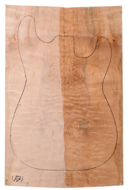 Maple (Big Leaf) GuitarSolidBodyTopATC C3370.G.111