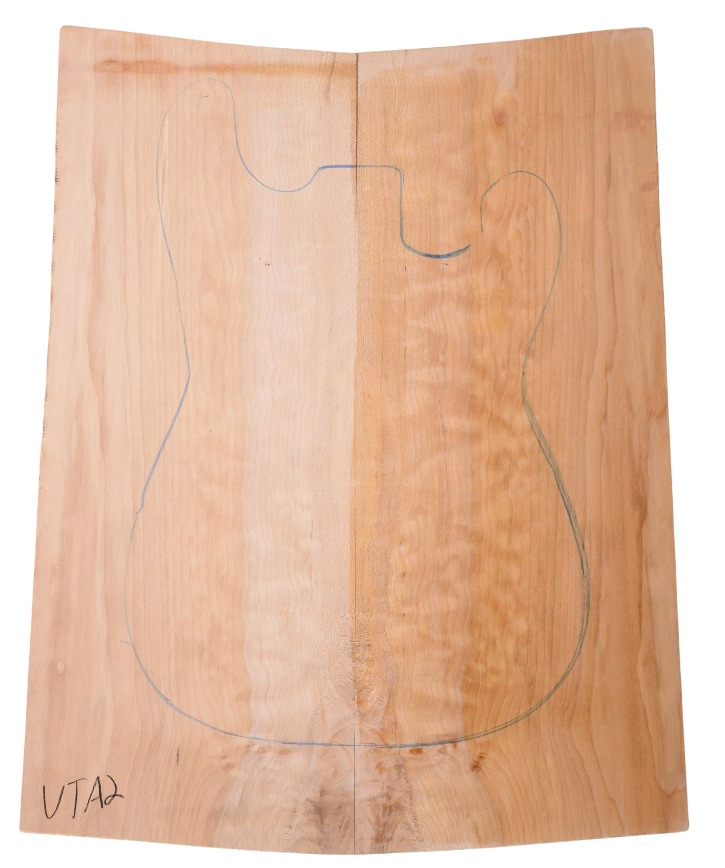 Maple (Big Leaf) GuitarSolidBodyTopATC C3370.G.113