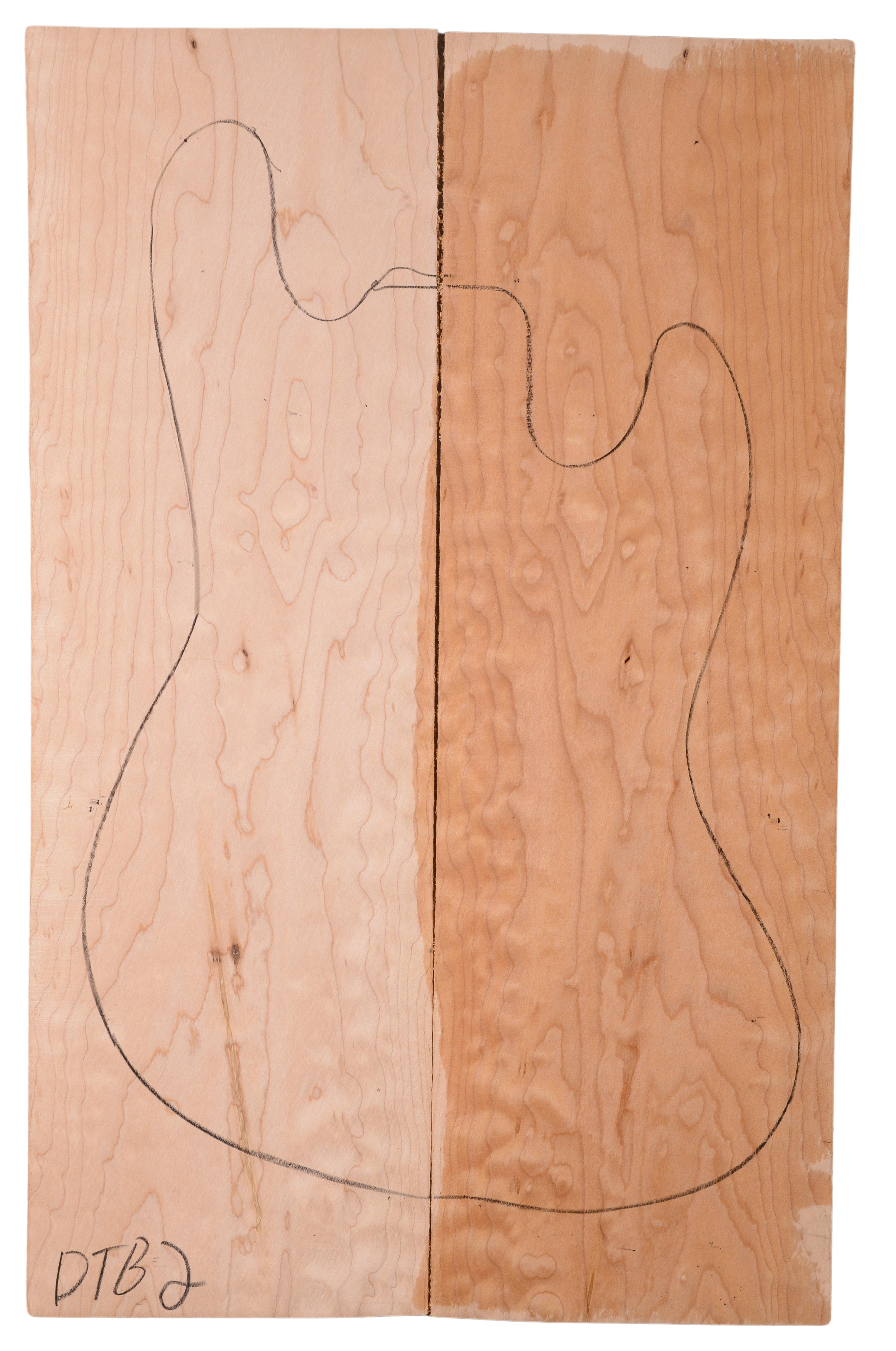 Maple (Big Leaf) GuitarSolidBodyTopATC L022966.G.019