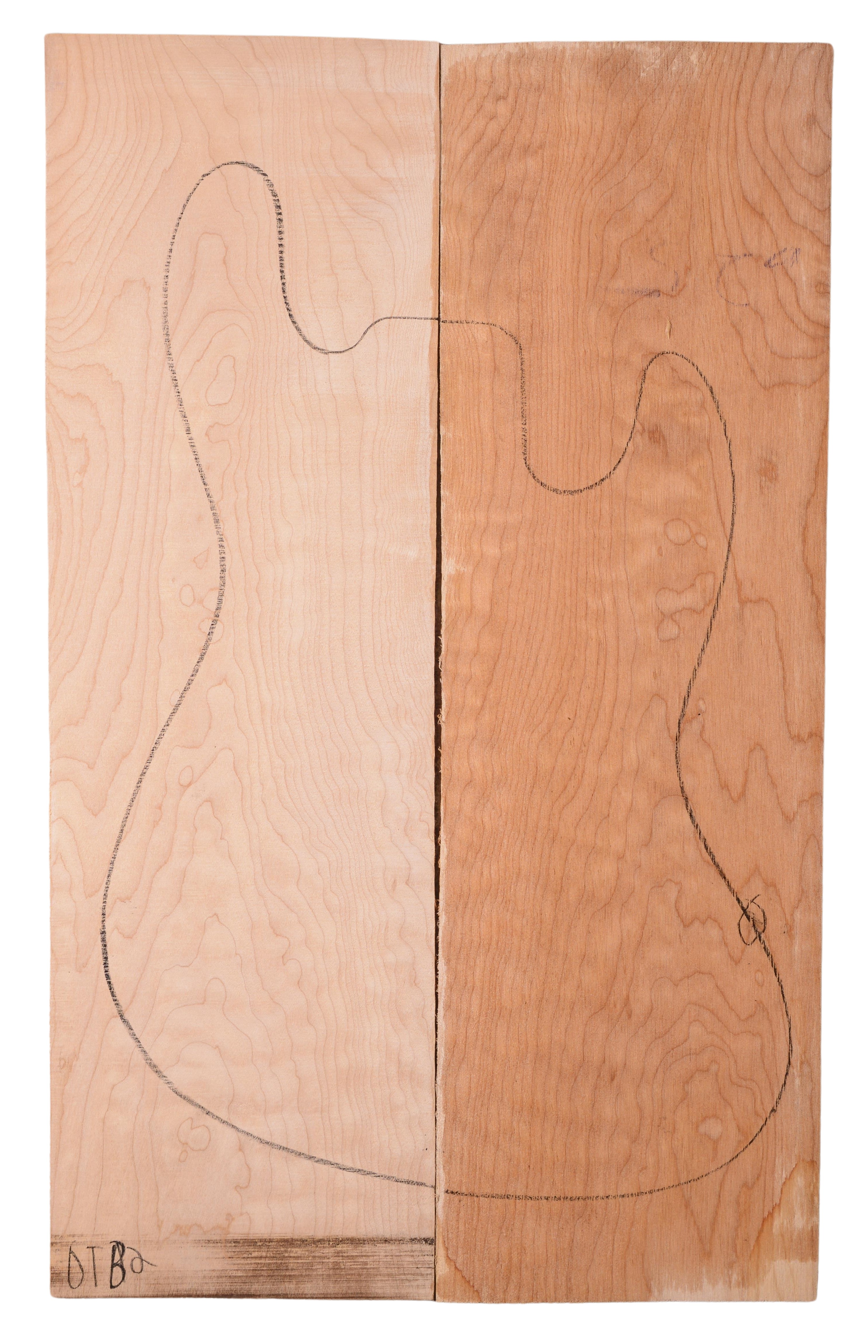 Maple (Big Leaf) GuitarSolidBodyTopATC L022966.G.024