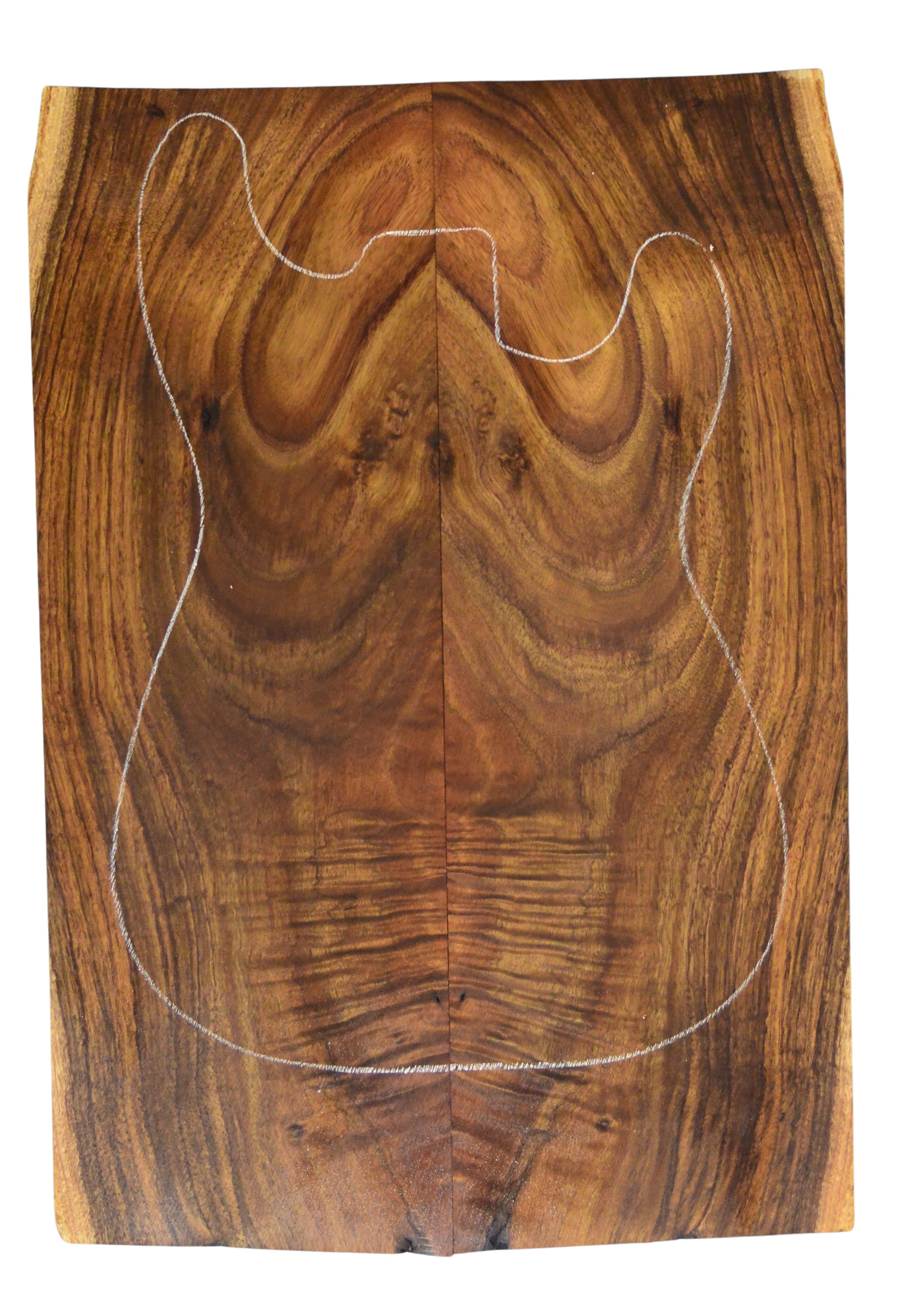 Koa GuitarSolidBodyTopATC L026347.G.017