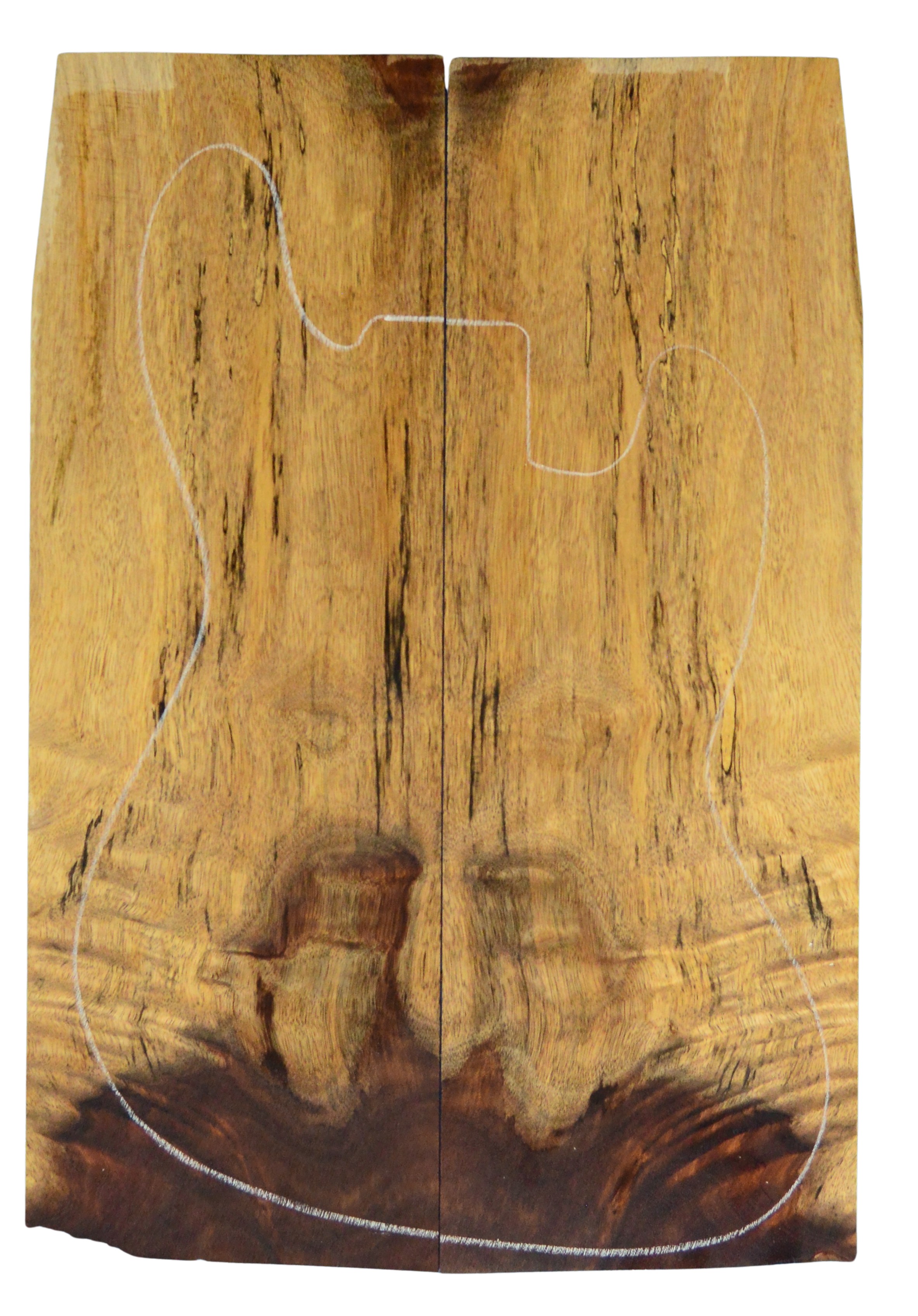 Koa GuitarSolidBodyTopATC L026347.G.034