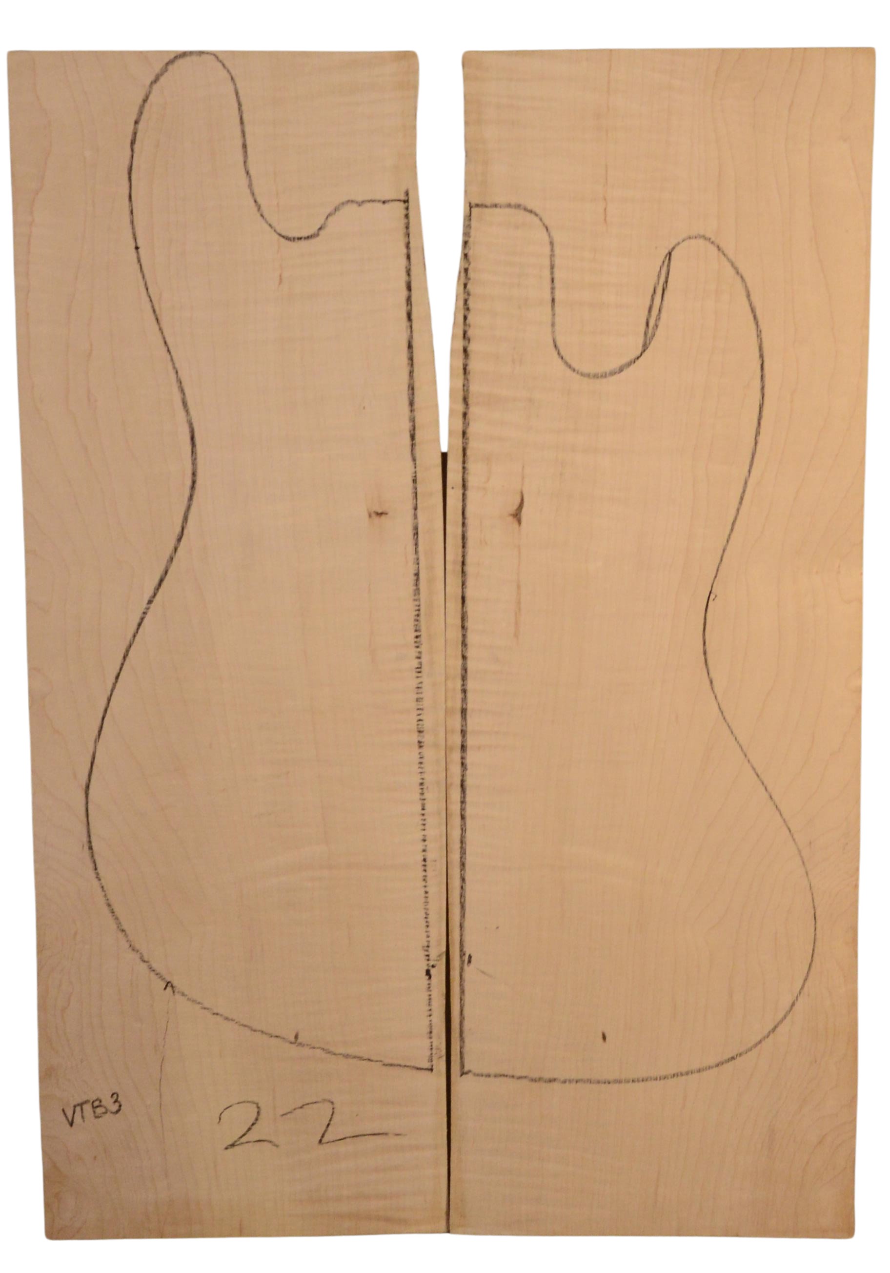 Maple (Soft) GuitarSolidBodyTopATC L15449.G.064