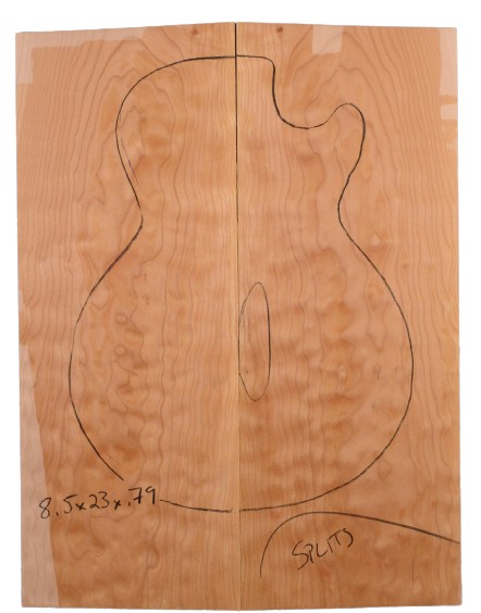 Maple (Big Leaf) GuitarSolidBodyTopATC L20082.G.059