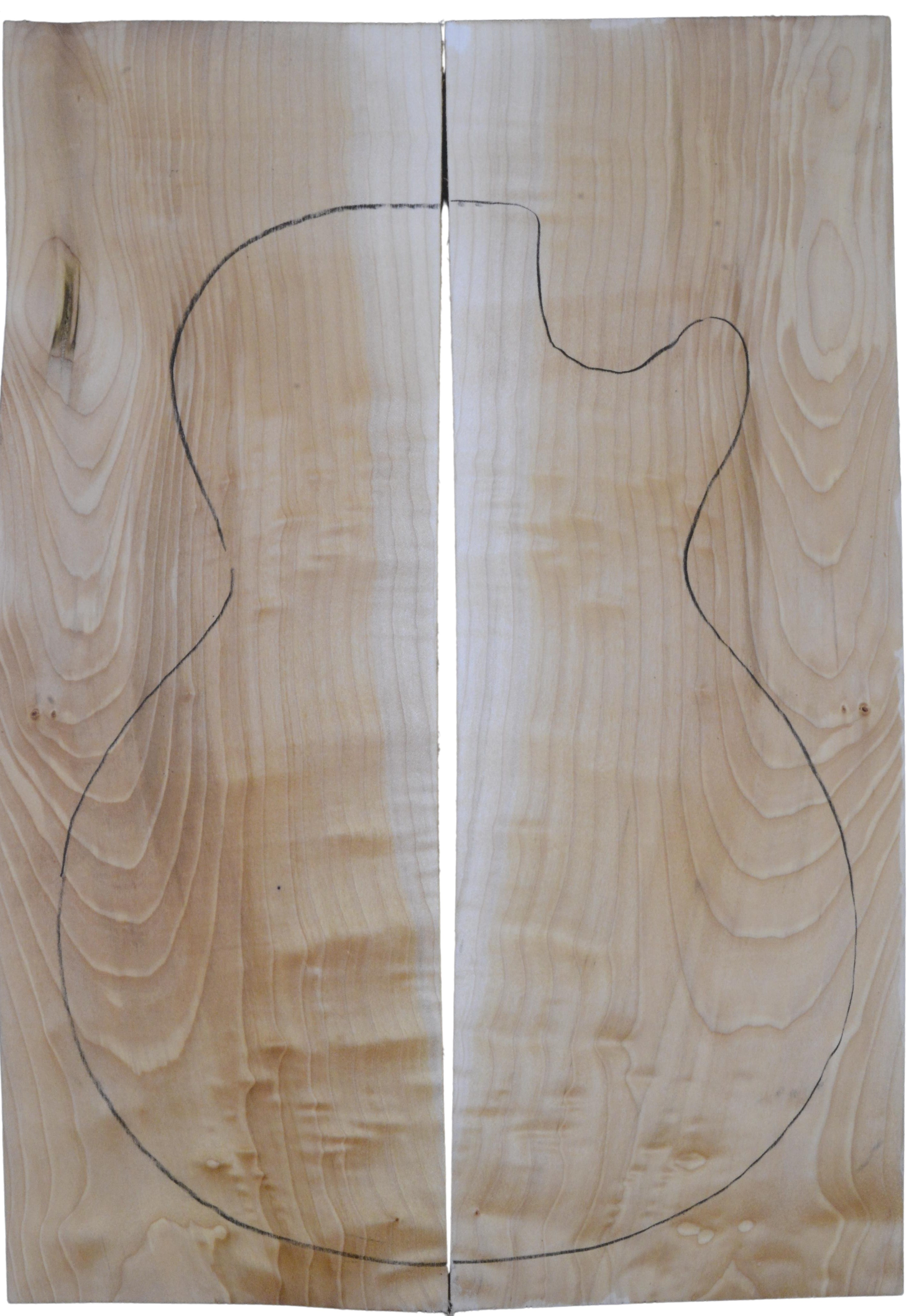 Maple (Big Leaf) GuitarSolidBodyTopATC L20174.G.059